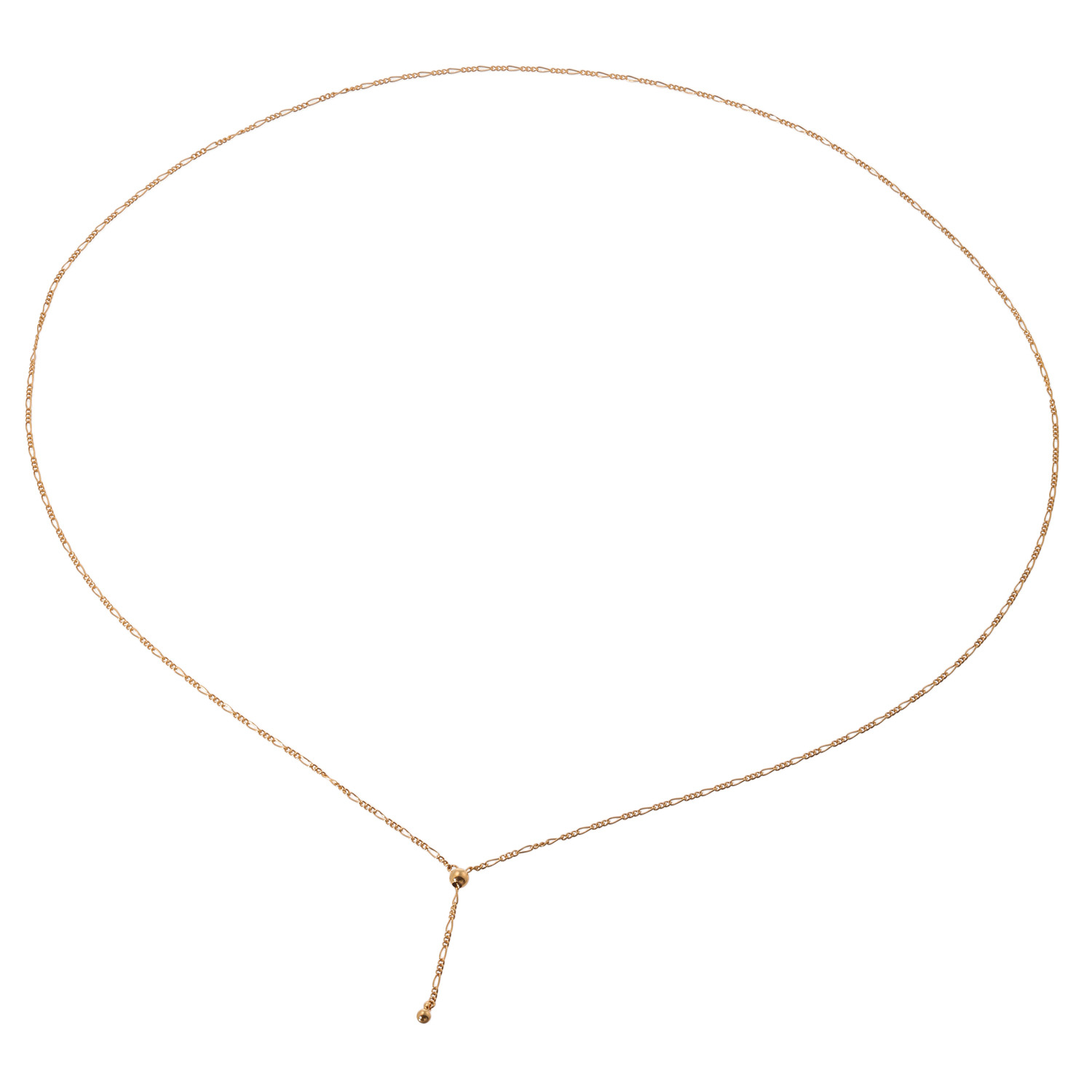 ベリテ シルバー やさシールド フィガロチェーン ロングアレンジネックレス 