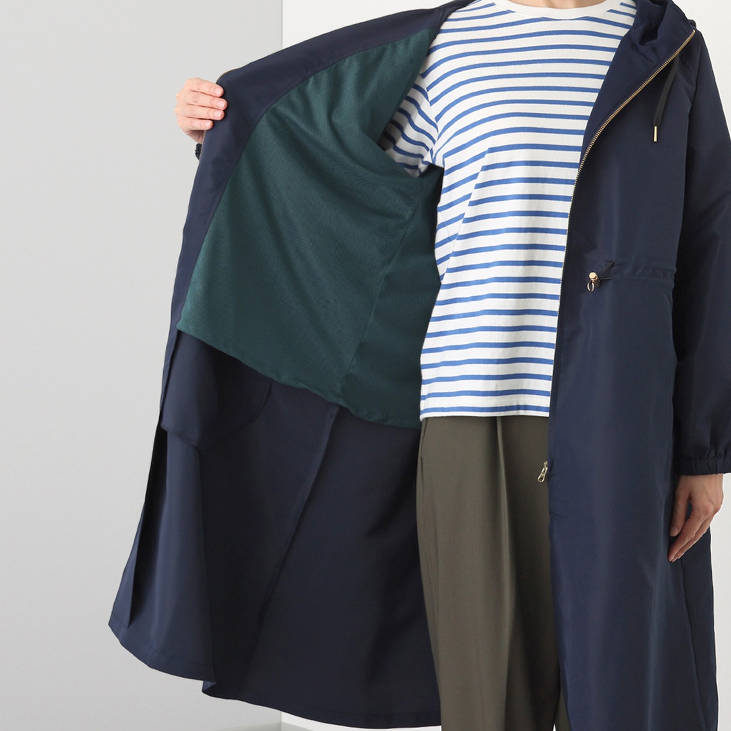 トーチ はっ水 フーデッドコート