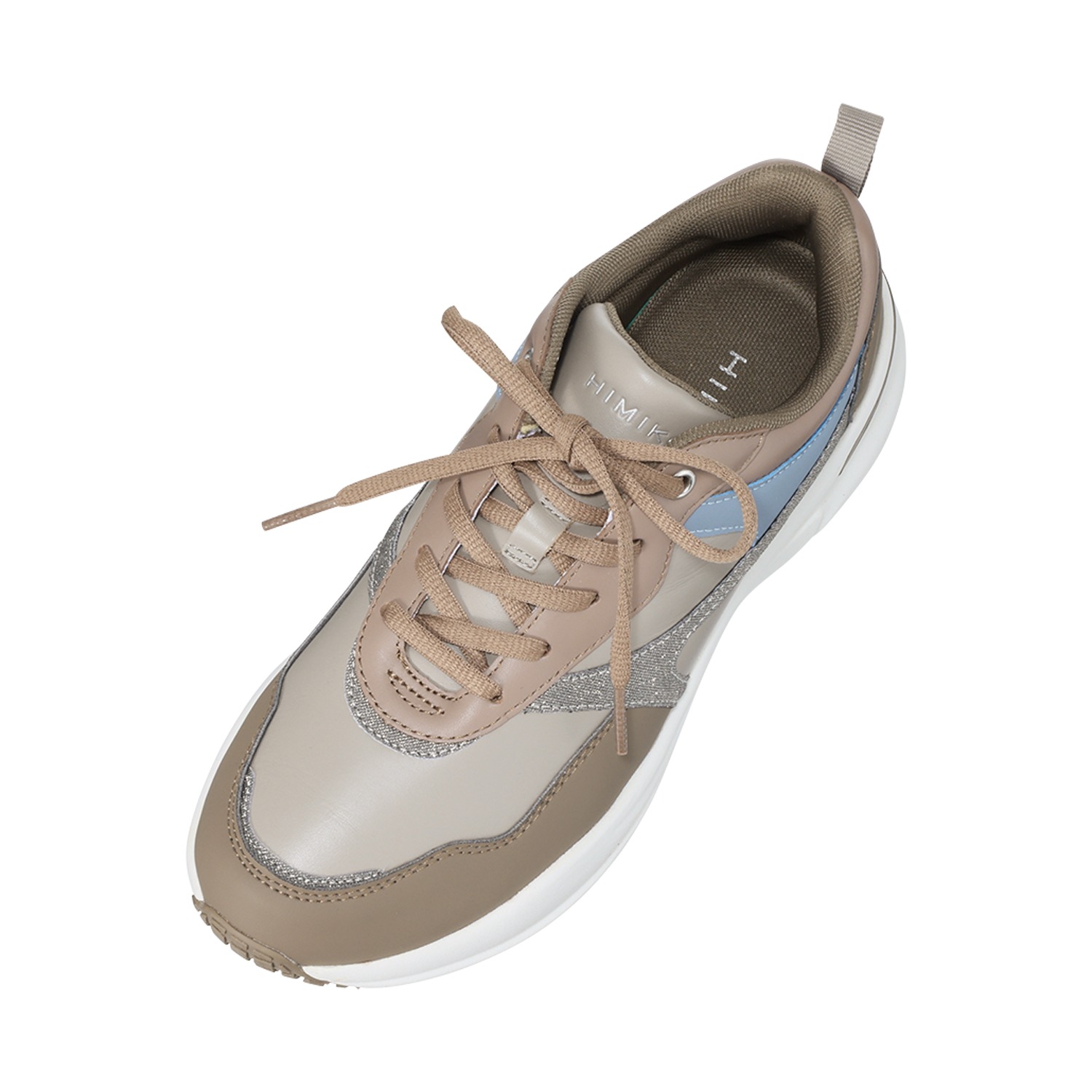 卑弥呼 はっ水アクションレザー グリッター軽量スニーカー