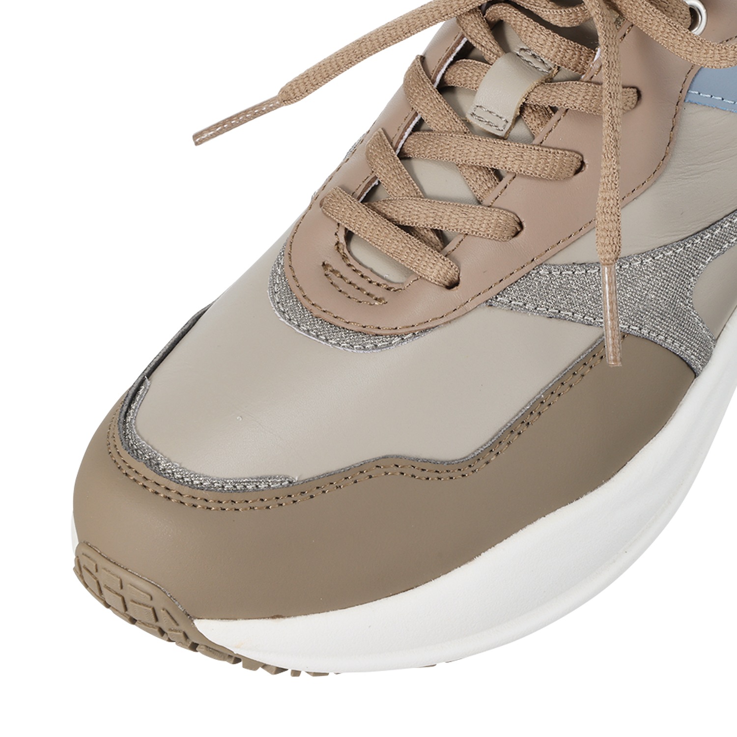 卑弥呼 はっ水アクションレザー グリッター軽量スニーカー