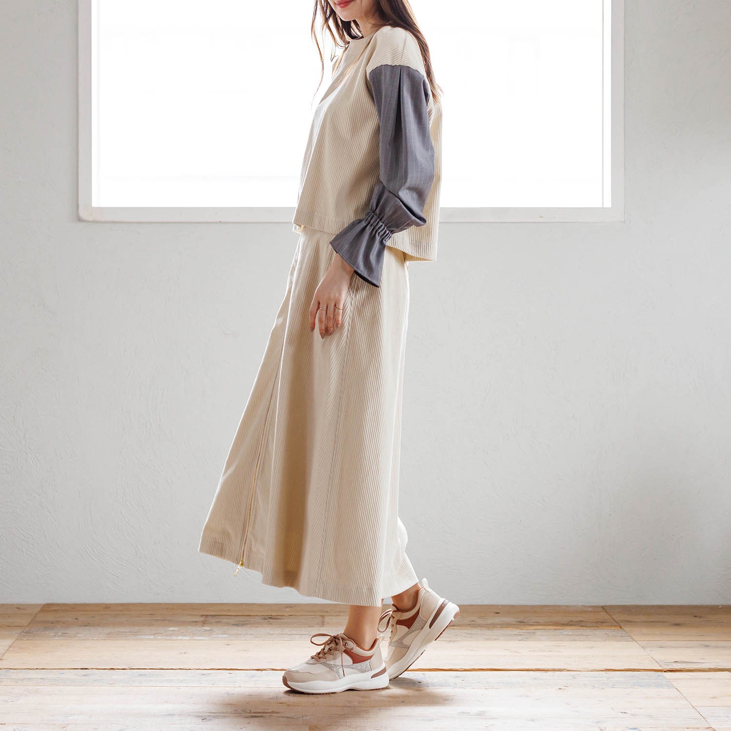 卑弥呼 はっ水アクションレザー グリッター軽量スニーカー