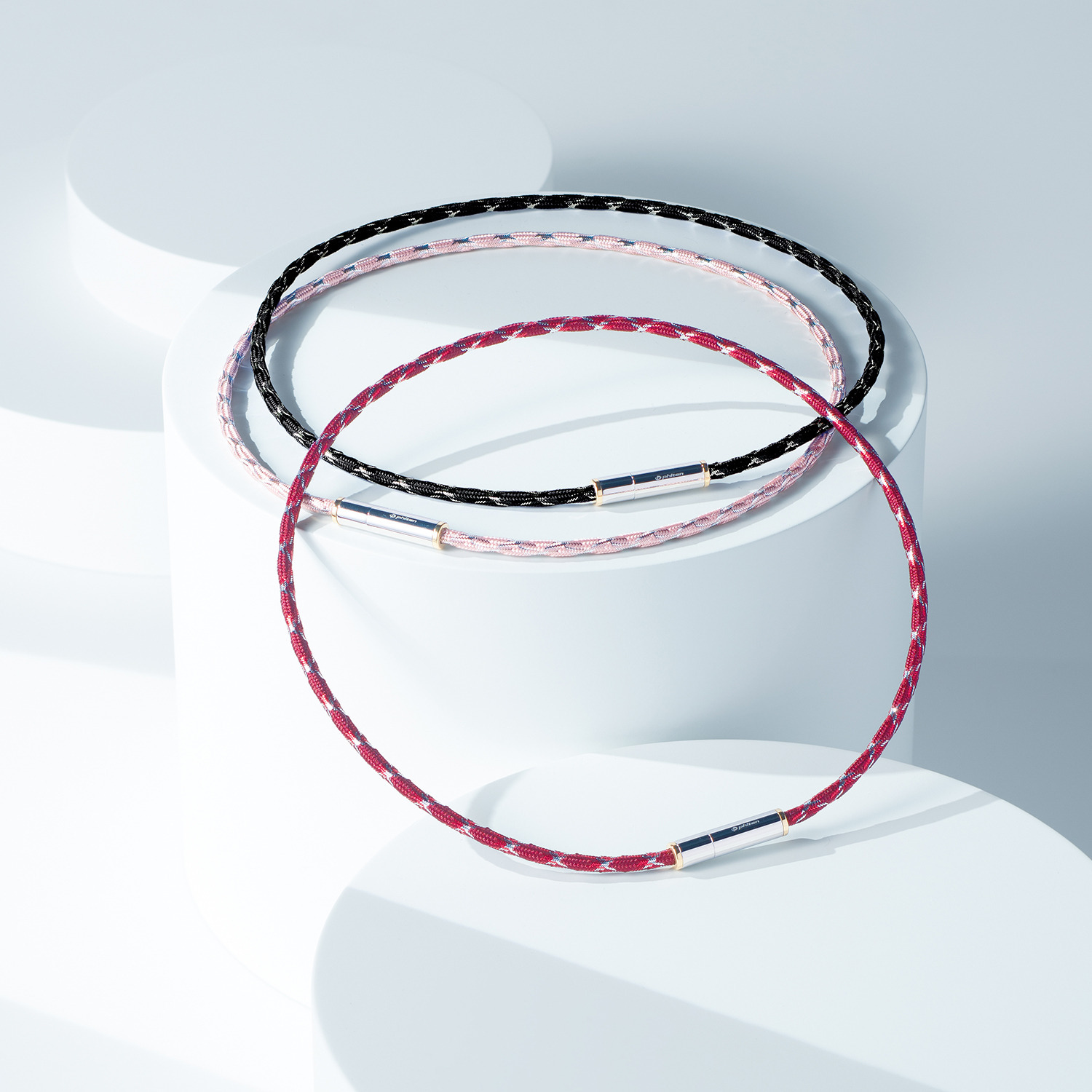 ファイテン最高レベル素材 「メタックス」使用！ ＲＡＫＵＷＡ 磁気ネックレス （ＲＡＫＵＷＡ 　磁気チタンネックレス） ＜ジュエリータイプ＞ 