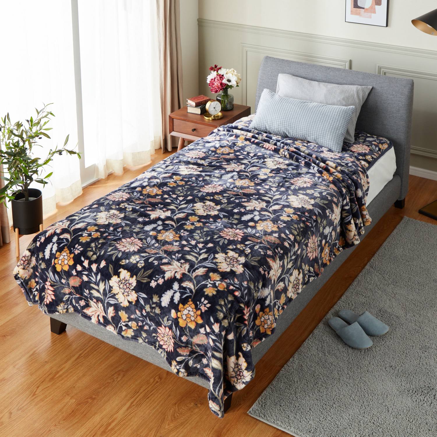 大津毛織 吸湿発熱 ホットテックスプレミアム やわらかなめらか掛け毛布 ＜ダブル＞