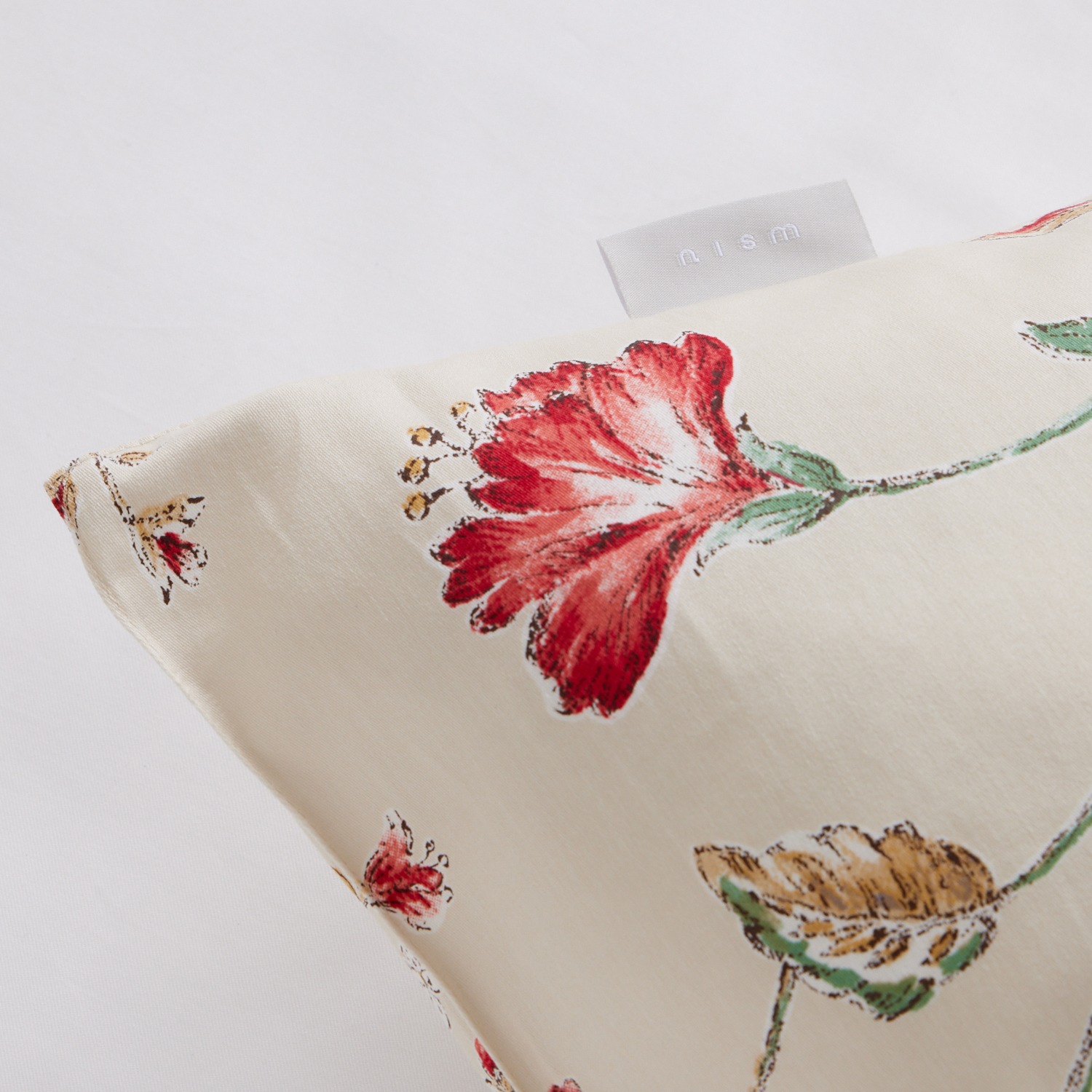 ニズム コットン１００％サテン ハーベスト柄 枕カバー２枚セット ＜Ｌ＞