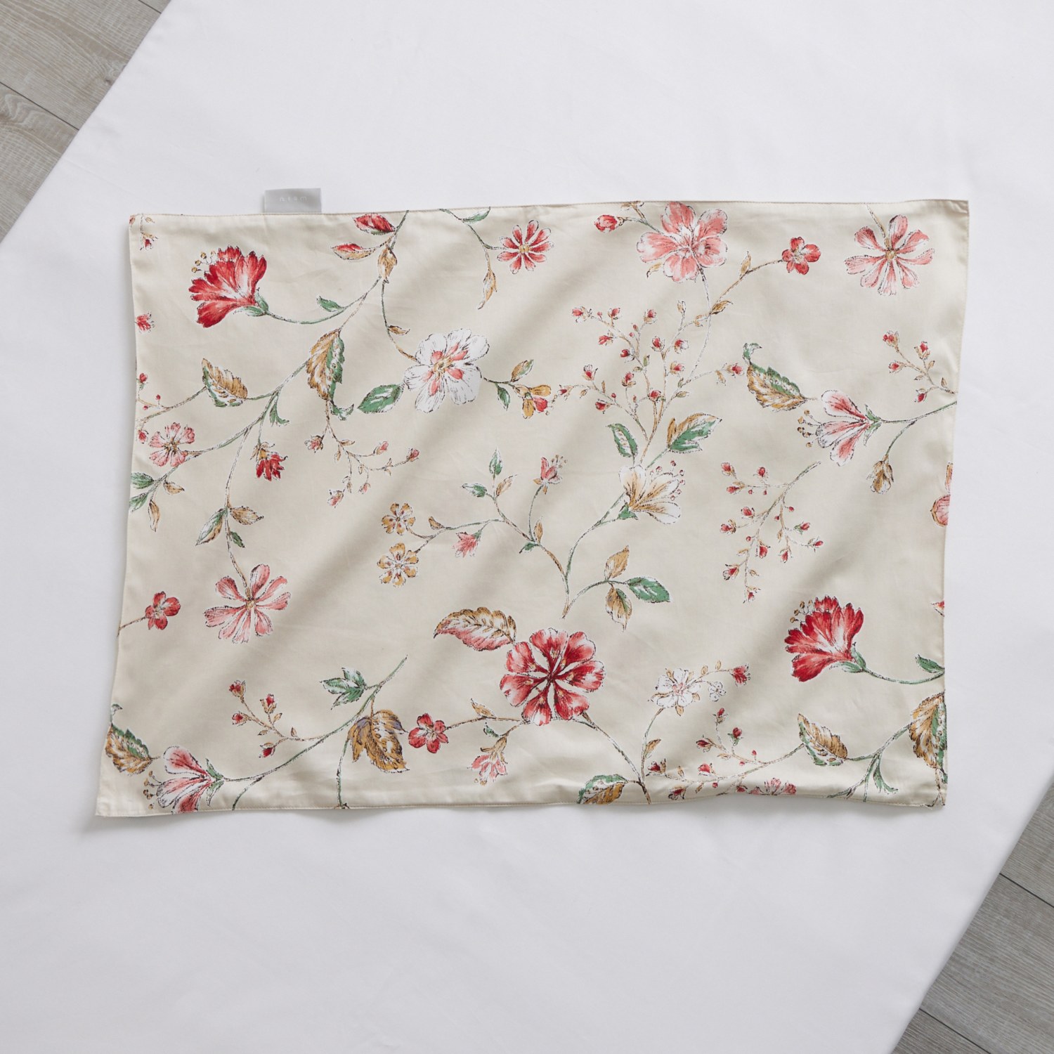 ニズム コットン１００％サテン ハーベスト柄 枕カバー２枚セット ＜Ｌ＞