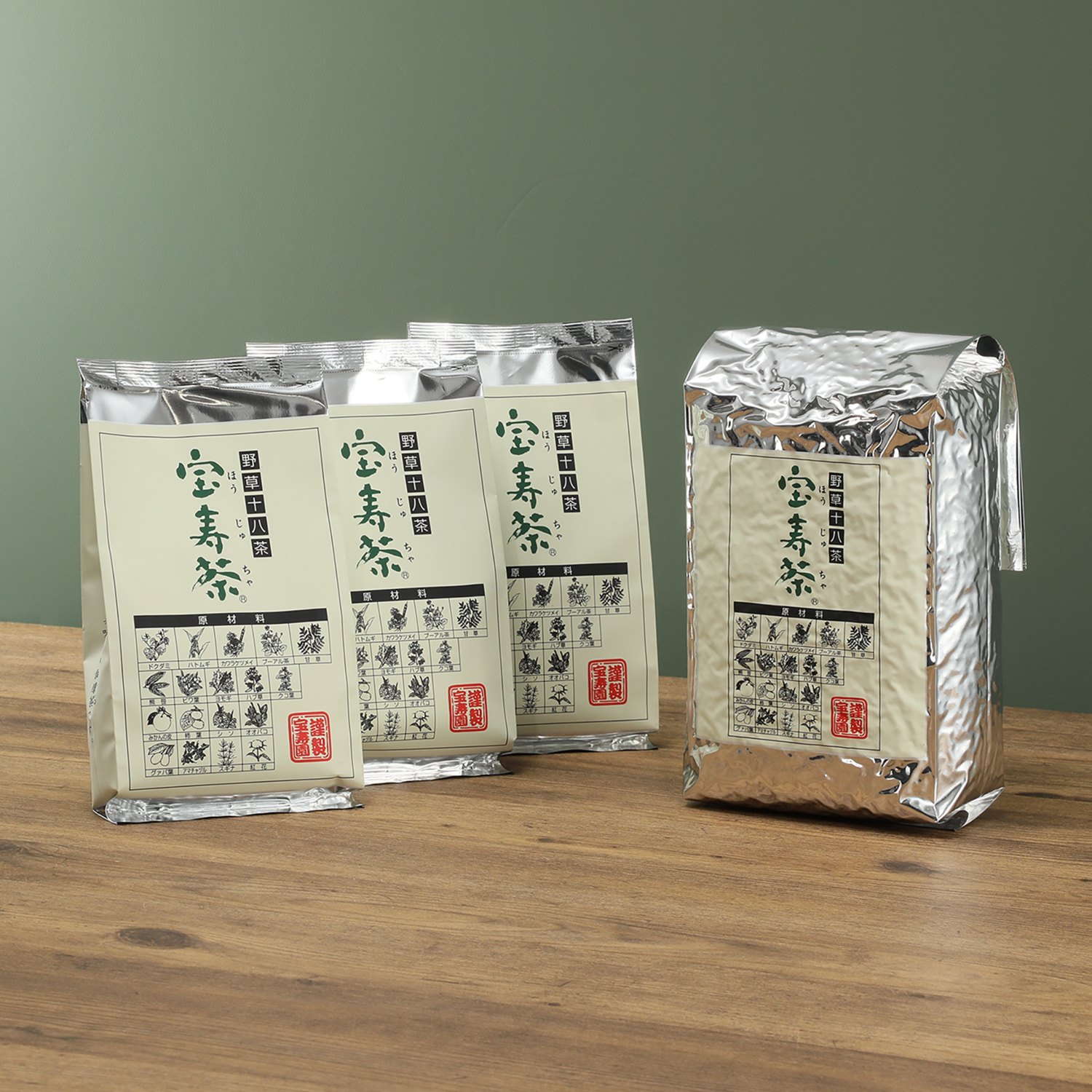 宝寿園 野草十八茶“宝寿茶” １．６ｋｇ大増量セット