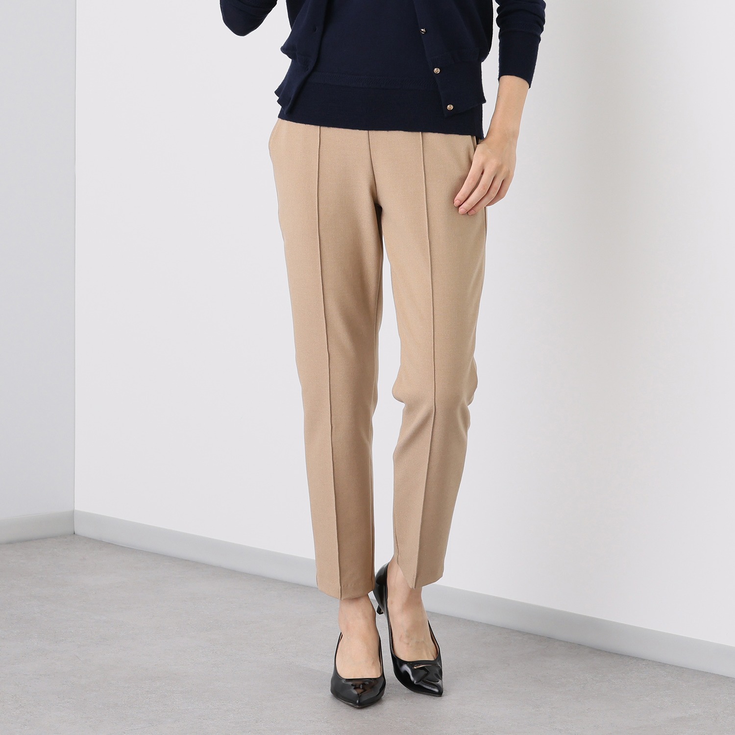 ＴＡＫＵＭＩＢＡ 吸湿発熱 ウーリッチウォーム スタイリッシュ テーパードパンツ