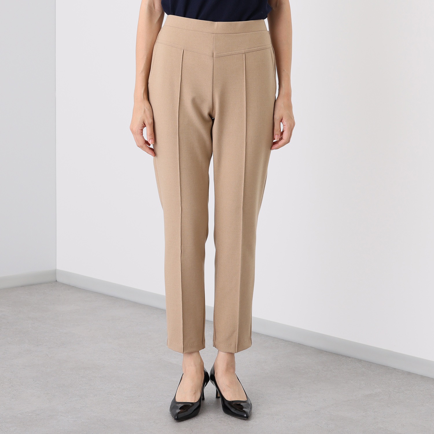 ＴＡＫＵＭＩＢＡ 吸湿発熱 ウーリッチウォーム スタイリッシュ テーパードパンツ