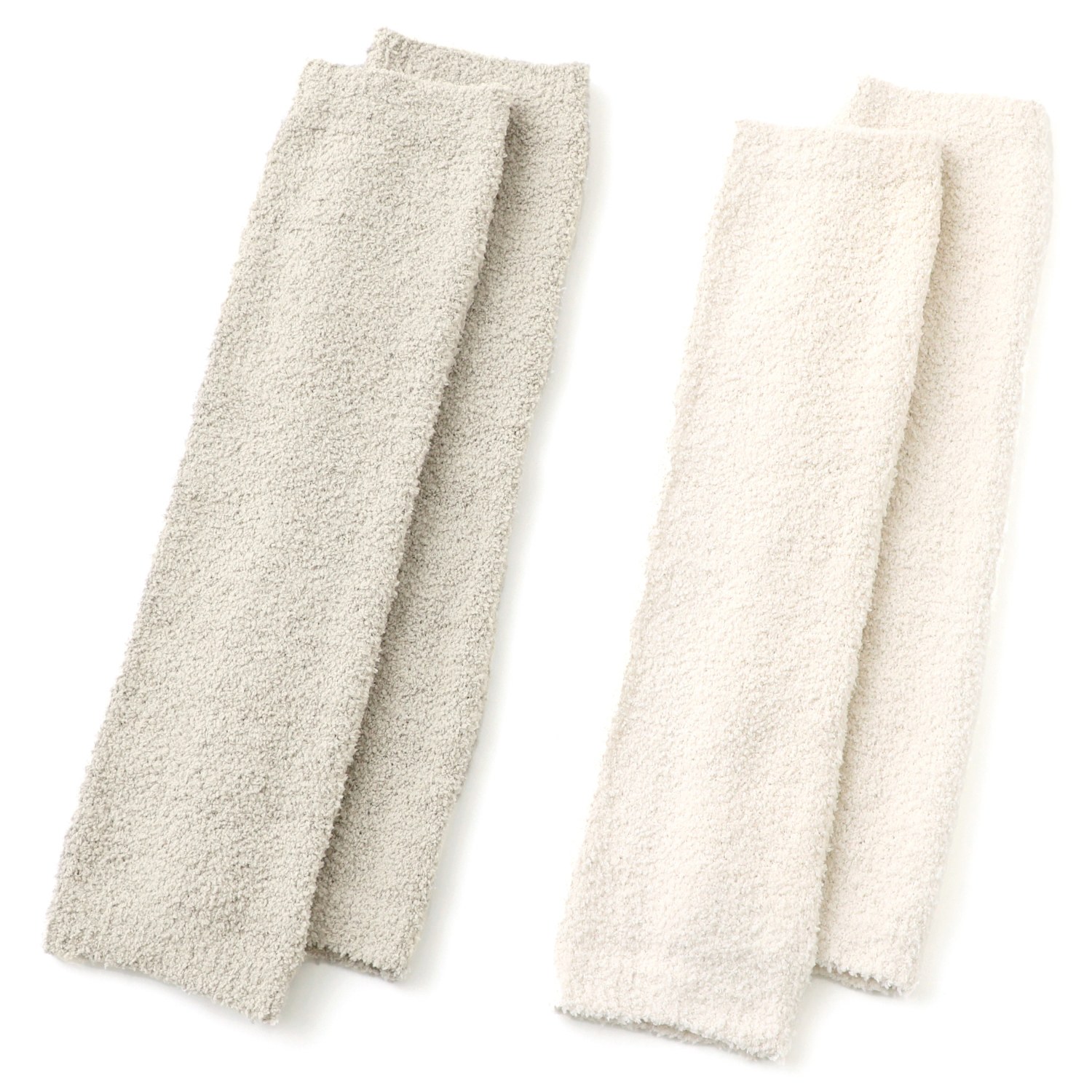 大津毛織 吸湿発熱ホットテックス ふわふわモコモコ ファンシーヤーン レッグウォーマー ２色セット