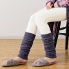 大津毛織 吸湿発熱ホットテックス ふわふわモコモコ ファンシーヤーン レッグウォーマー ２色セット