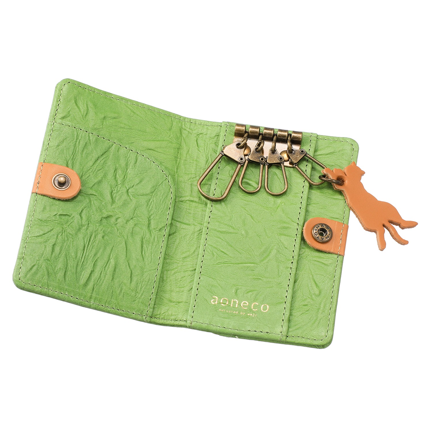 アオネコ アンブレラマーカー大小＆ キーケース ＜保護ネコ寄付チケット ７７０円分付＞