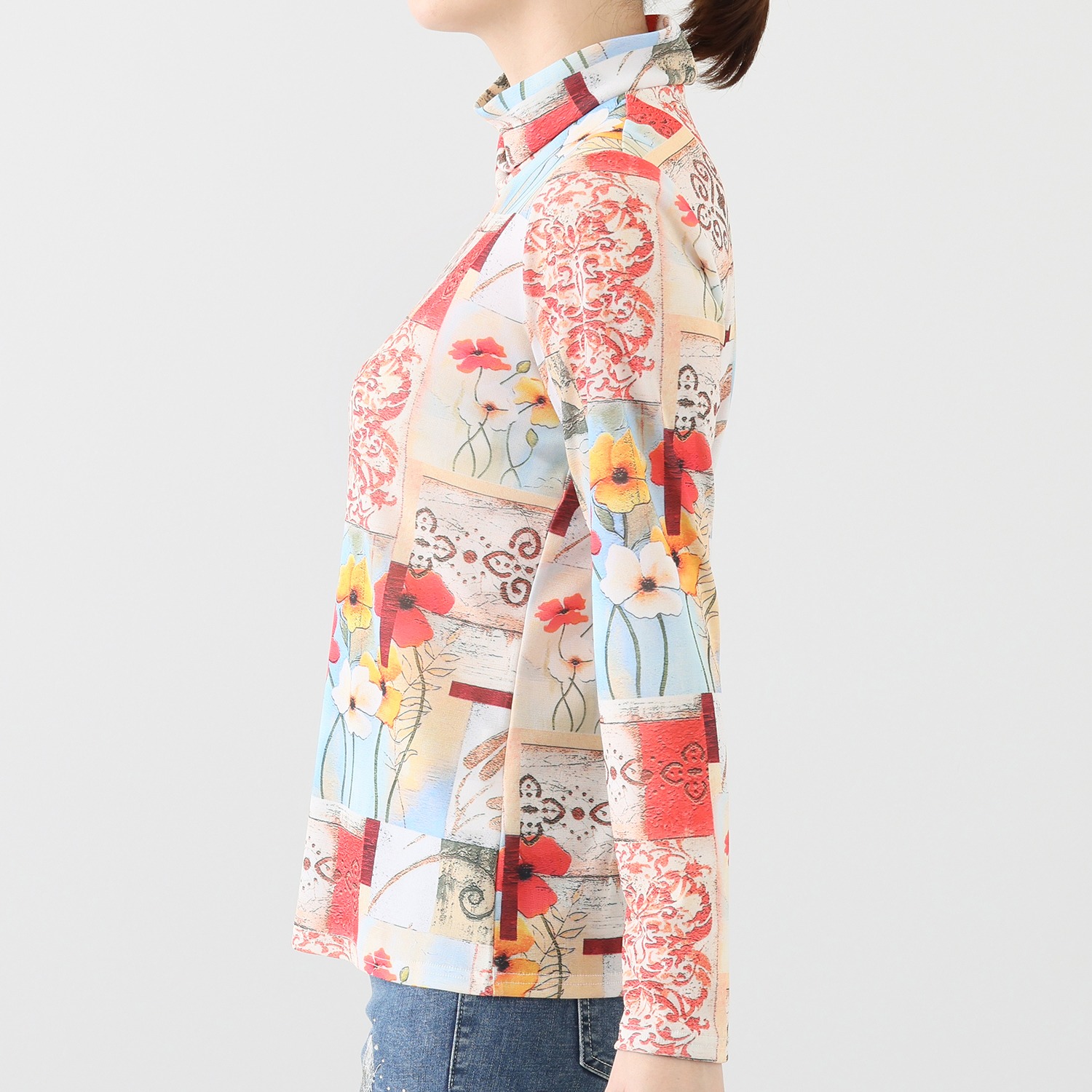 ダジュール パワーネット プリントプルオーバー