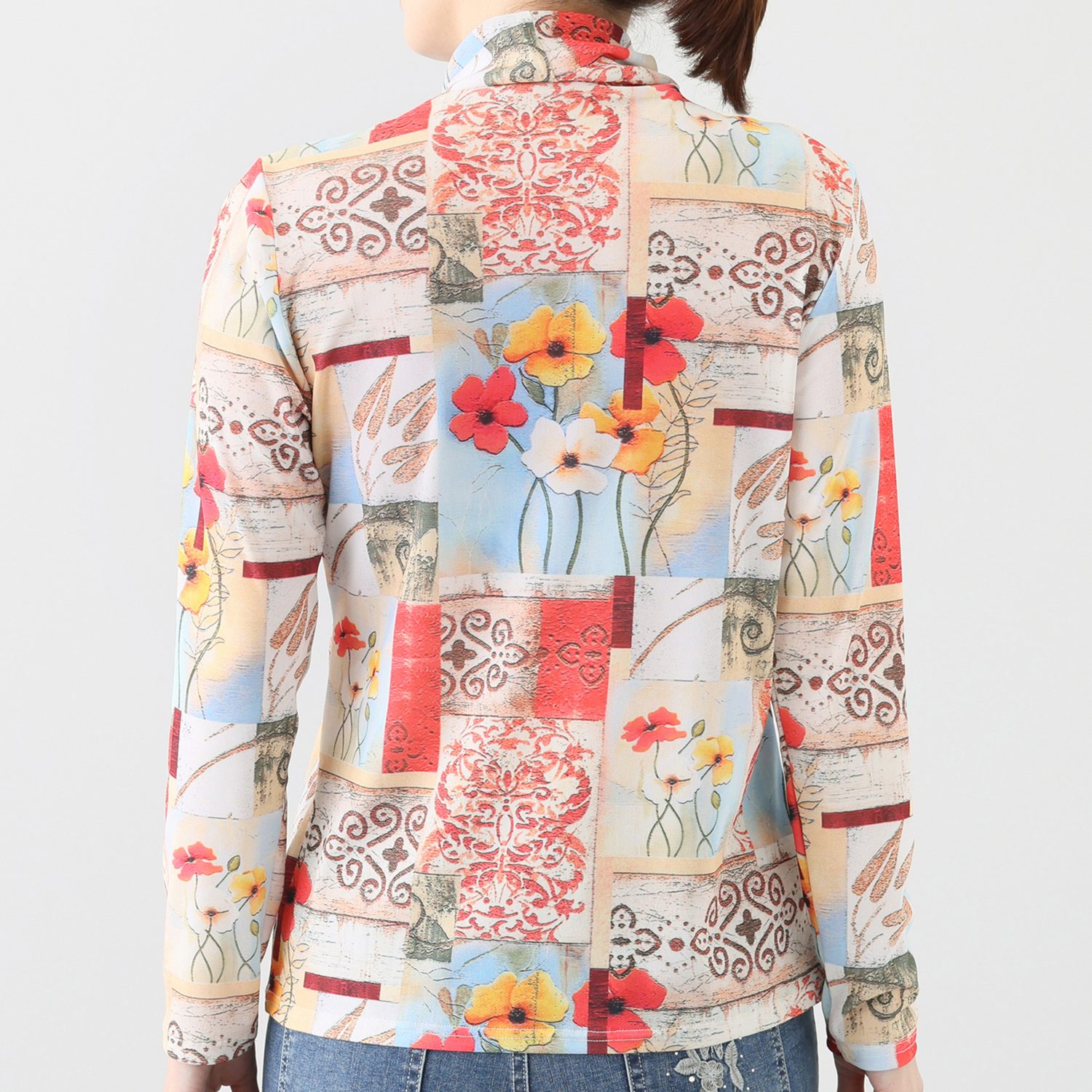 ダジュール パワーネット プリントプルオーバー