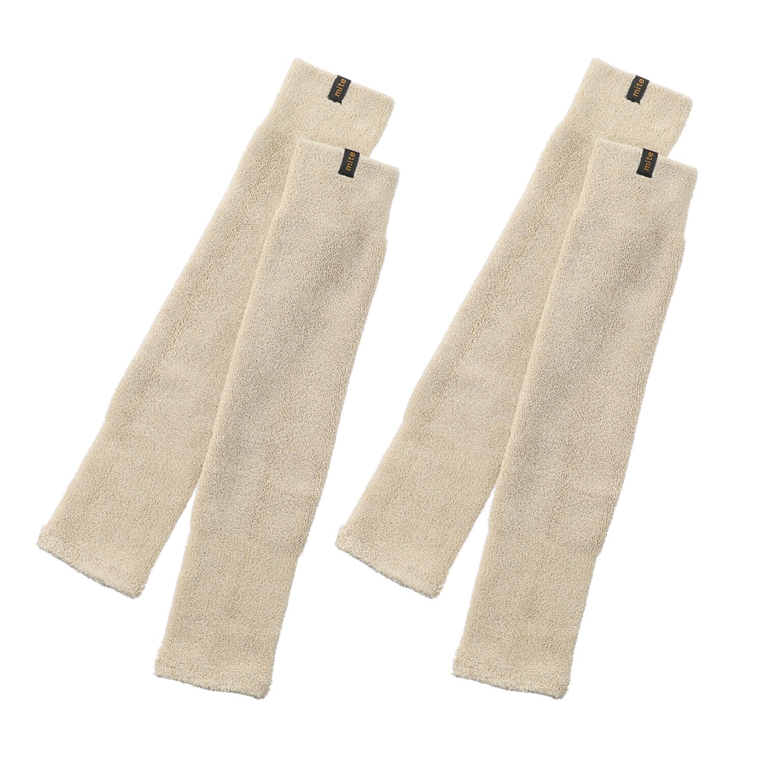 ミーテ ふっくら・しっとり 楽々フィット♪ ふくらはぎを温める 素足ガードプレミアム 同色２足組