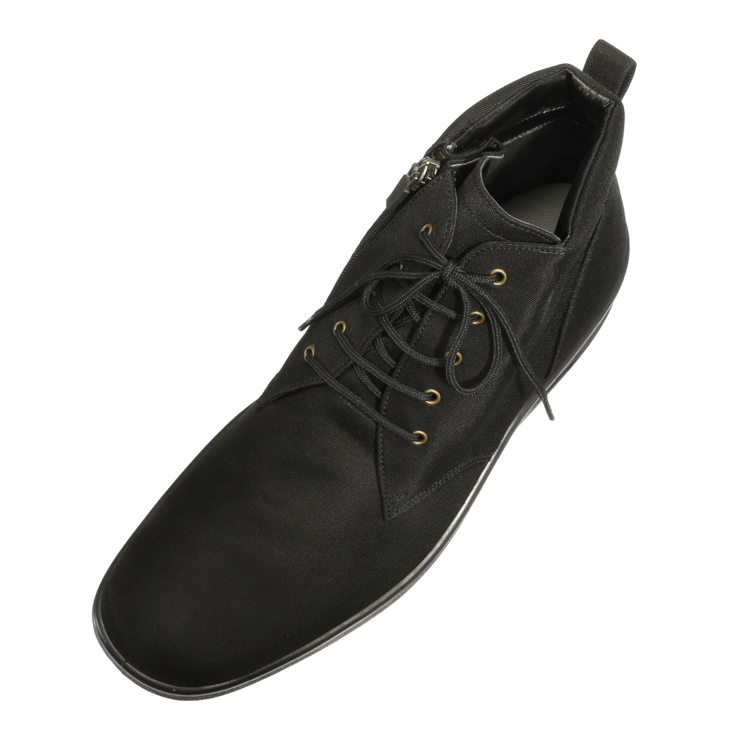 ＜メンズ＞ トップドライ サイドファスナー付 レースアップ レインシューズ