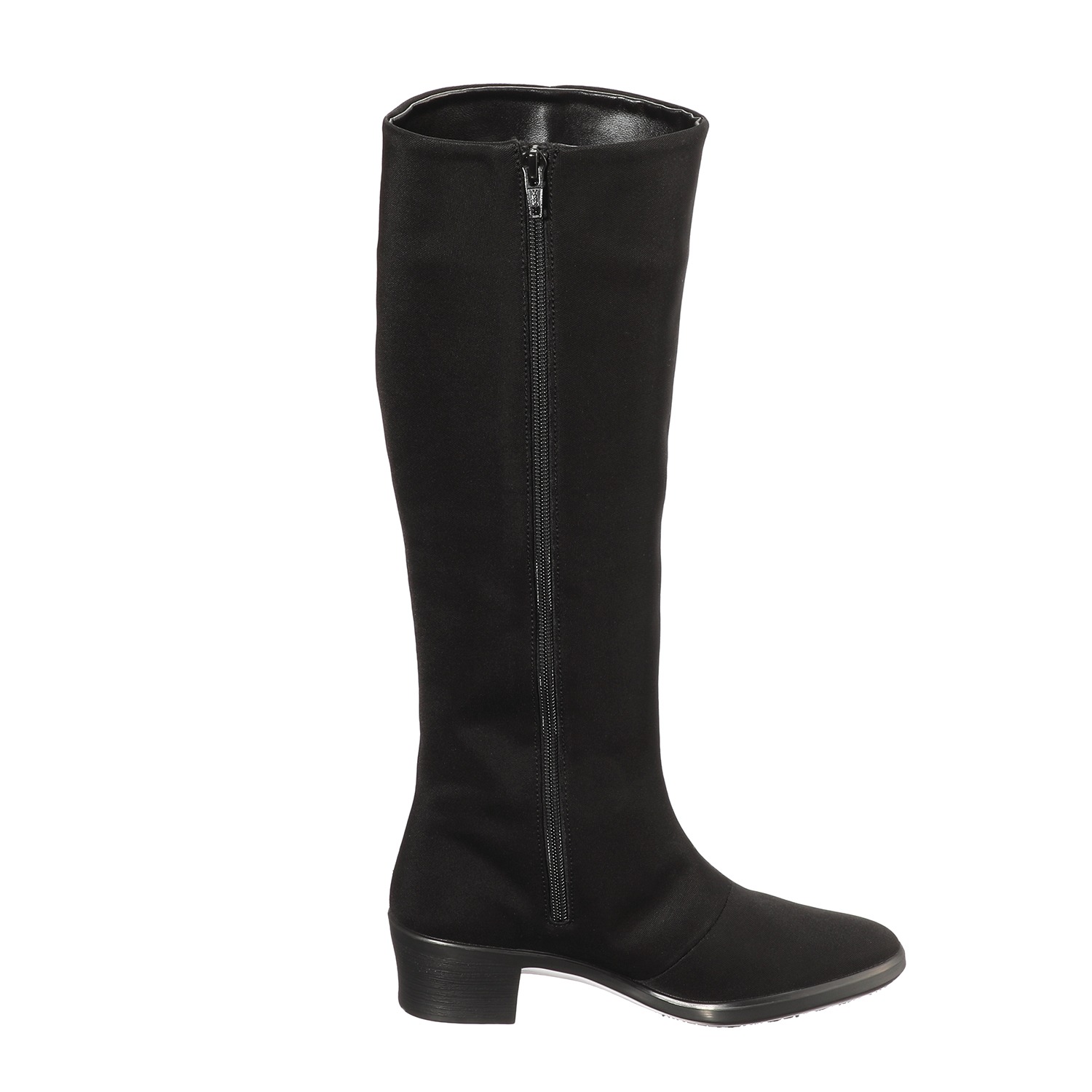 トップドライ 天気予報を気にせず履ける ファスナー付 ひざ丈ロングブーツ