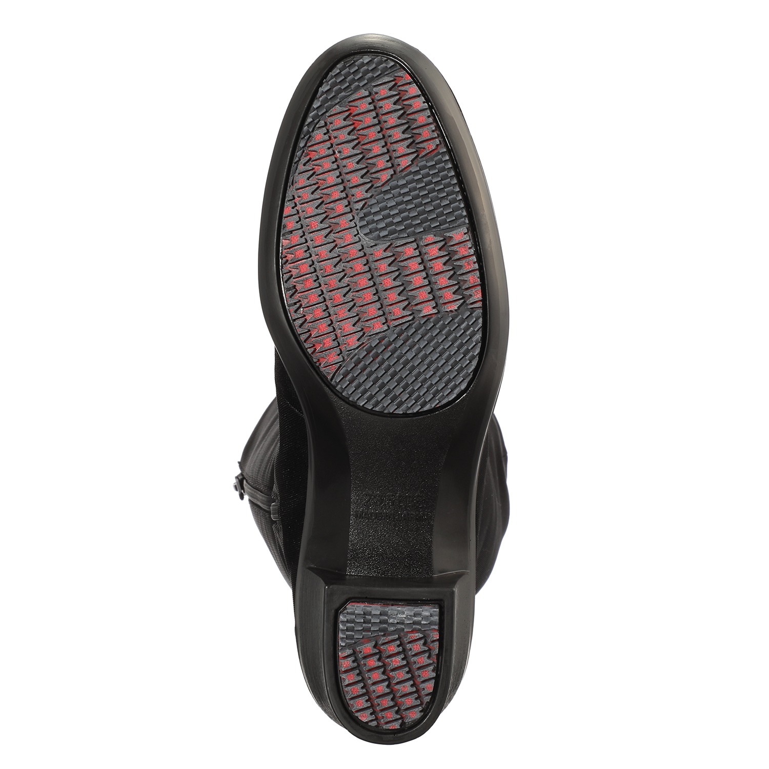 トップドライ 天気予報を気にせず履ける ファスナー付 ひざ丈ロングブーツ