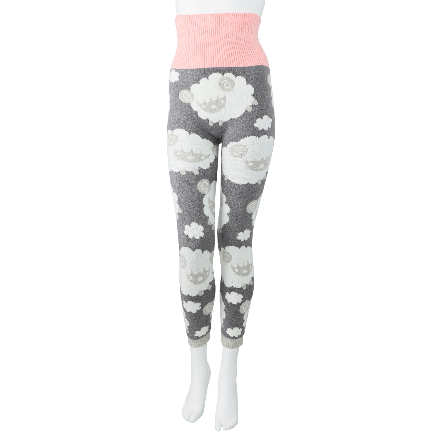 福助 マシュマロタッチ 腹巻き一体型 ロングパンツ ＜モコパン＞