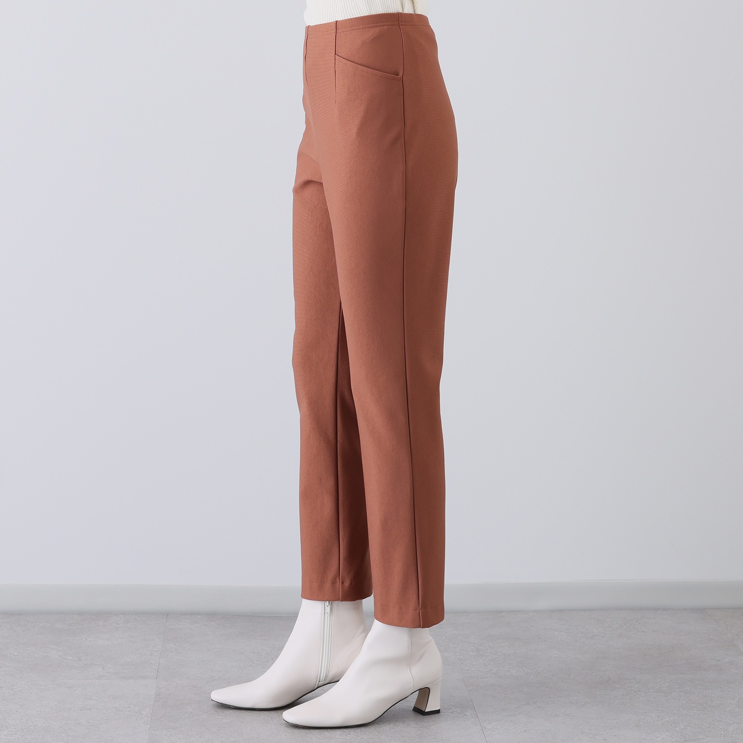 ピーツー 吸湿発熱・吸放湿 裏起毛ストレートパンツ ＜股下６４ｃｍ＞