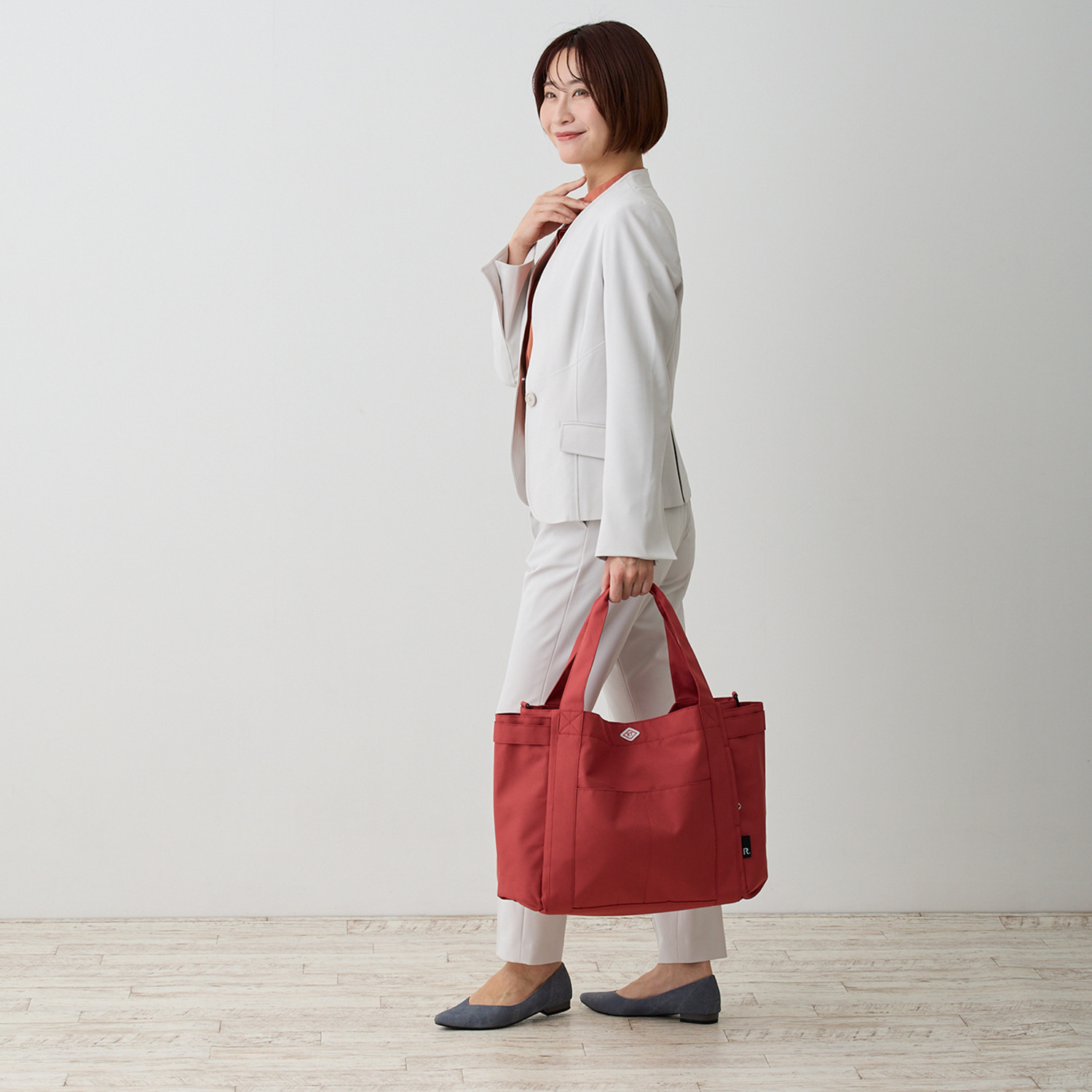 ルートート サイドポケットが便利！ 軽量Ａ４トートバッグ