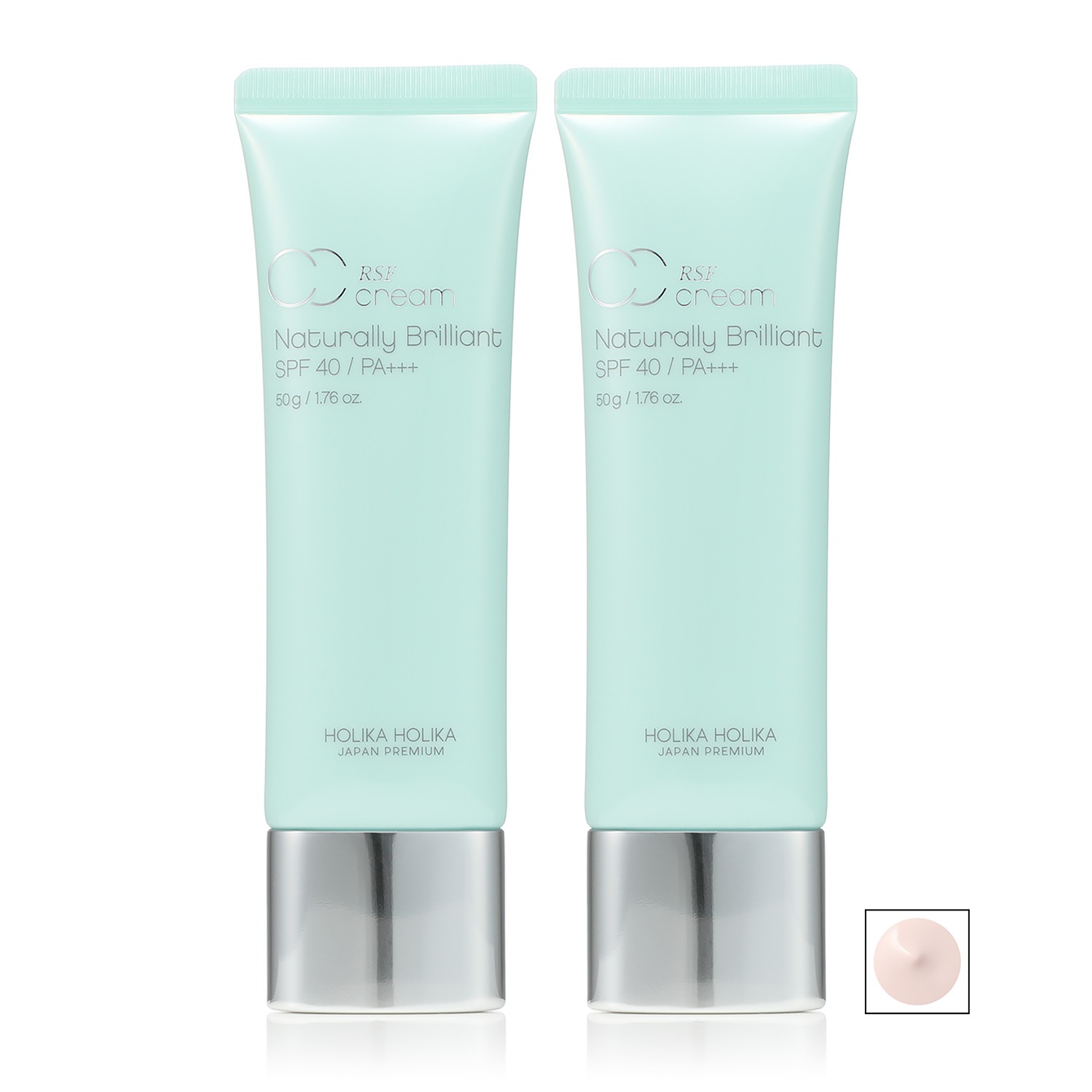 ホリカホリカ １品６役オールインワン スキンケア＆メイク効果で 若々しいツヤ美肌を演出！ リアルスキン フィニッシュ ＣＣクリーム ２本セット