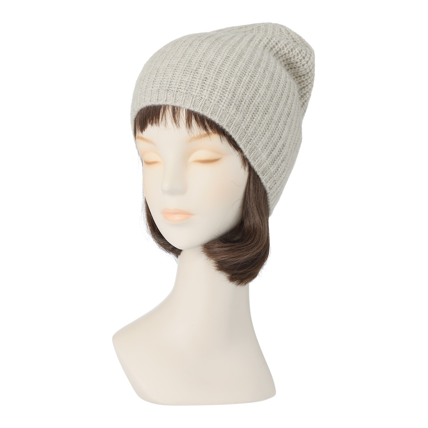 ティエドゥール 内モンゴル産 アルバスカシミヤ１００％ ニットキャップ