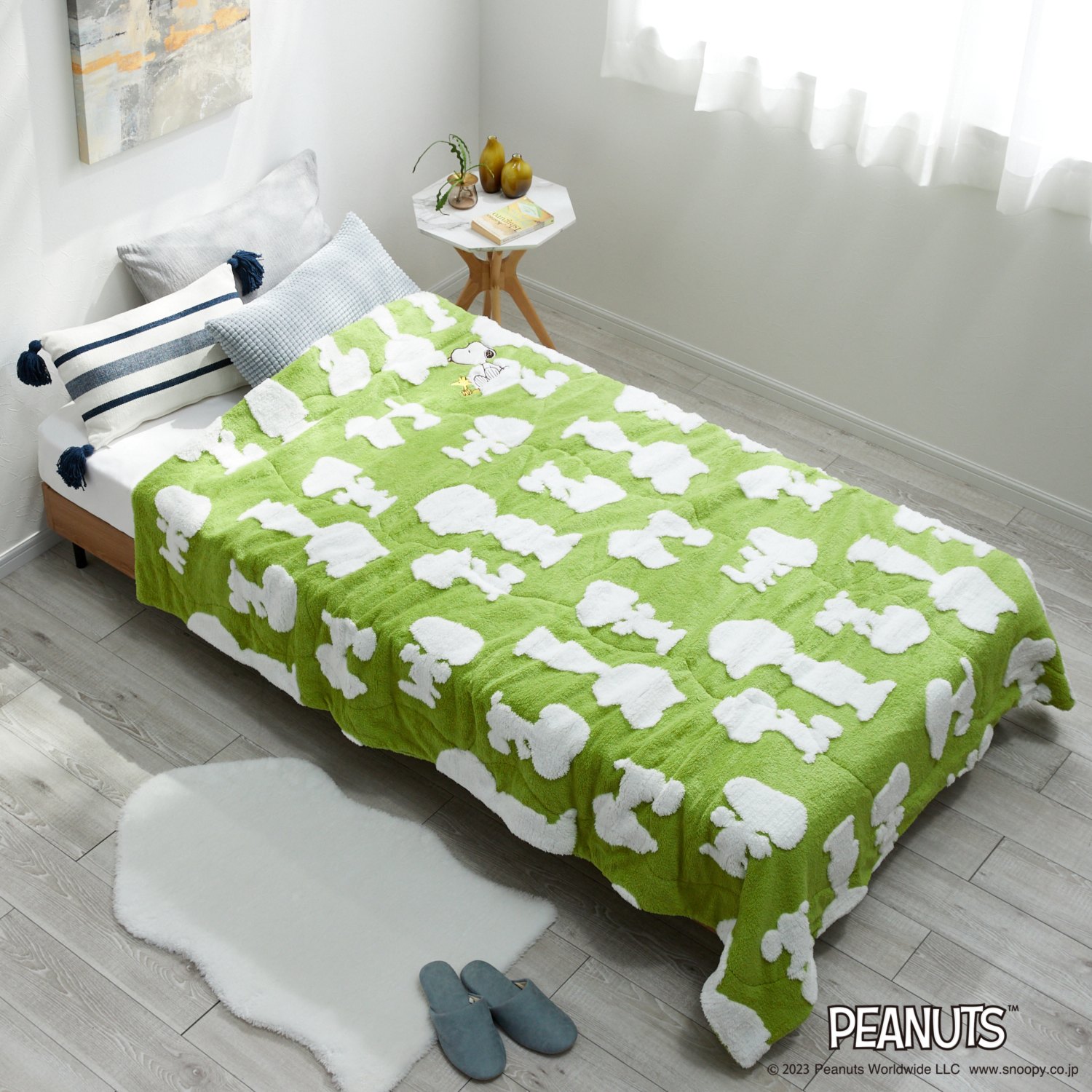 スヌーピー あったかボアふとん ＳＮＯＯＰＹ Ｌｏｖｅｓ　ＮＡＴＵＲＥ ＜シングル＞