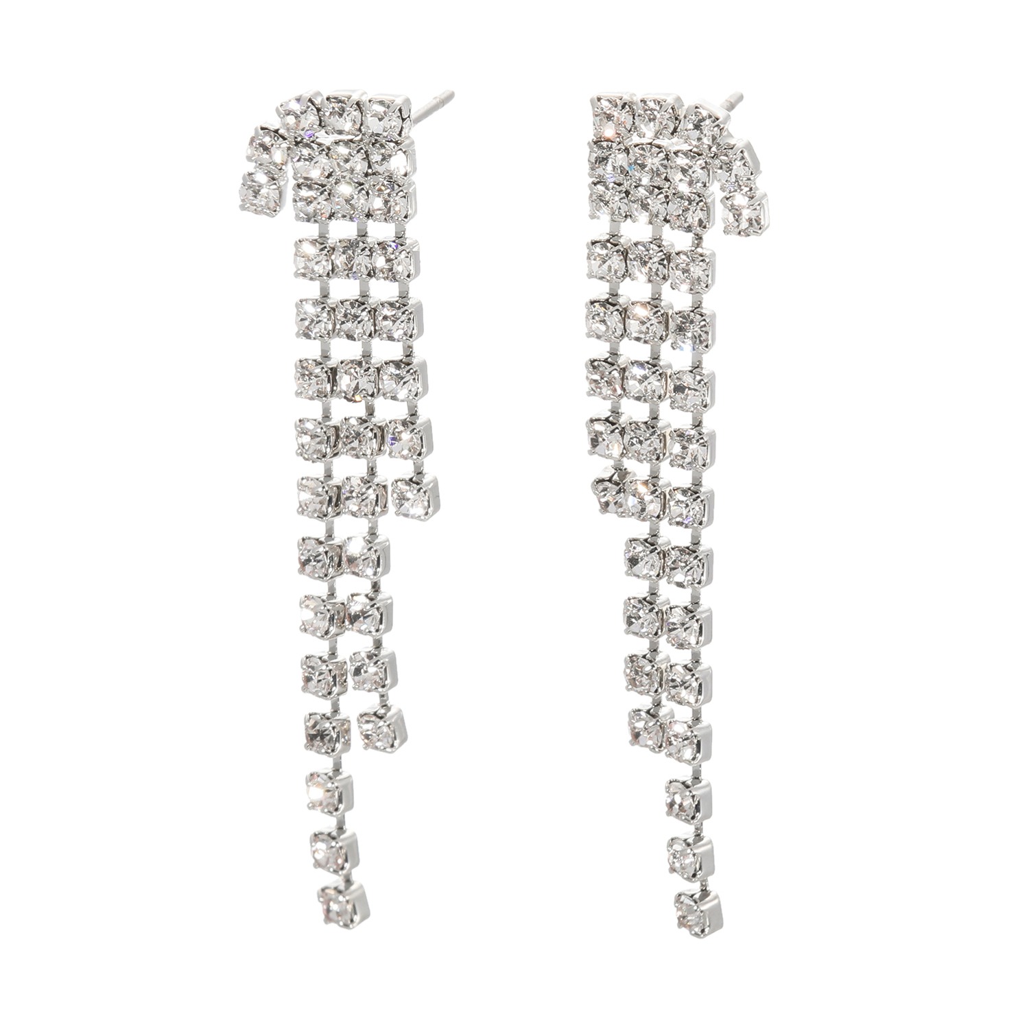 エアリーフェアリー プレシオサ社製 ダイヤレーン クリスタルガラス ラグジュアリー イヤリング／ピアス