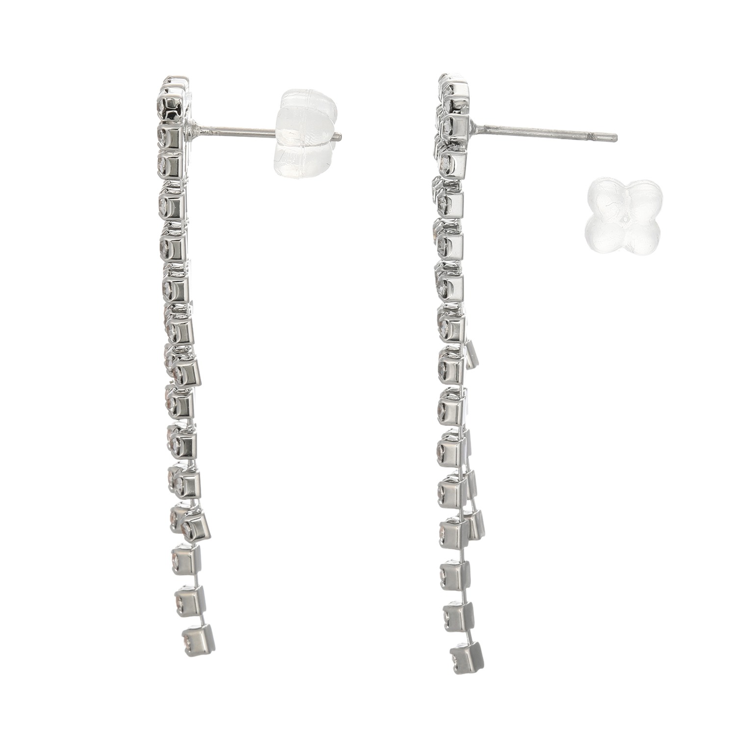 エアリーフェアリー プレシオサ社製 ダイヤレーン クリスタルガラス ラグジュアリー イヤリング／ピアス