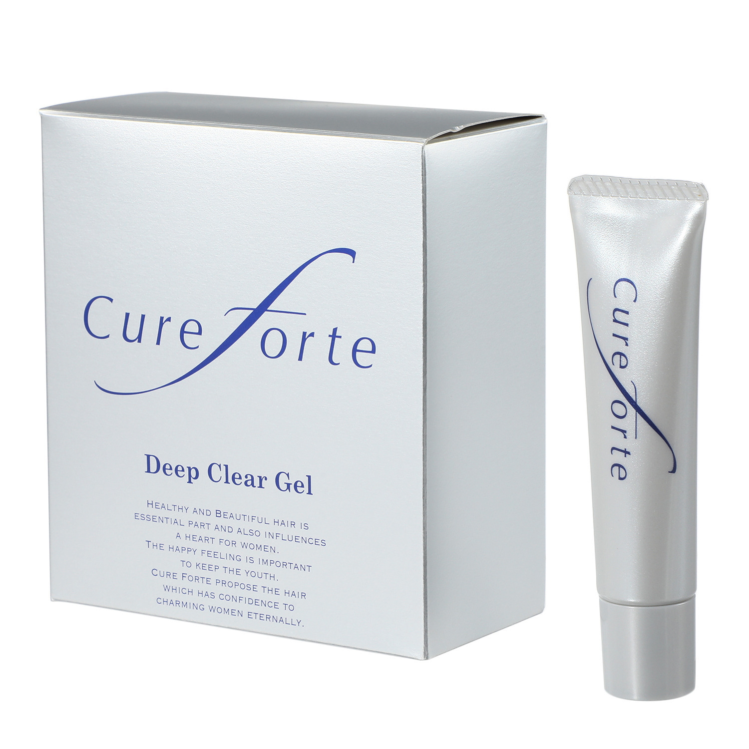 リニューアル前商品 キュアフォルテ 髪と頭皮の老舗サロン開発 毛穴の奥に詰まった汚れを 落として頭皮ケア！ ディープクリアジェル