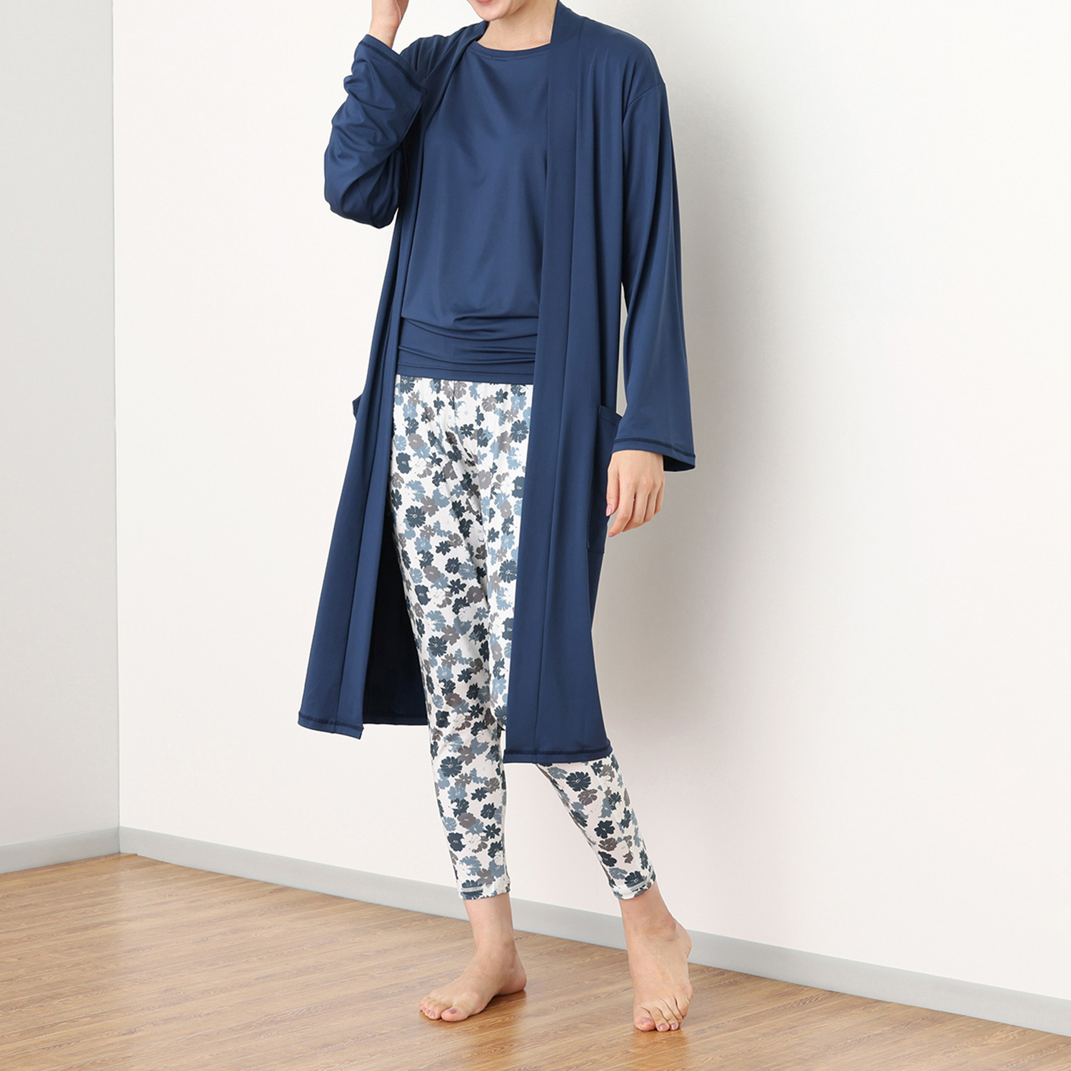 ＴＨＥ　ＷＥＬＬ つい動きたくなる！ そんな心躍るヨガウエア ロング丈 カーディガン