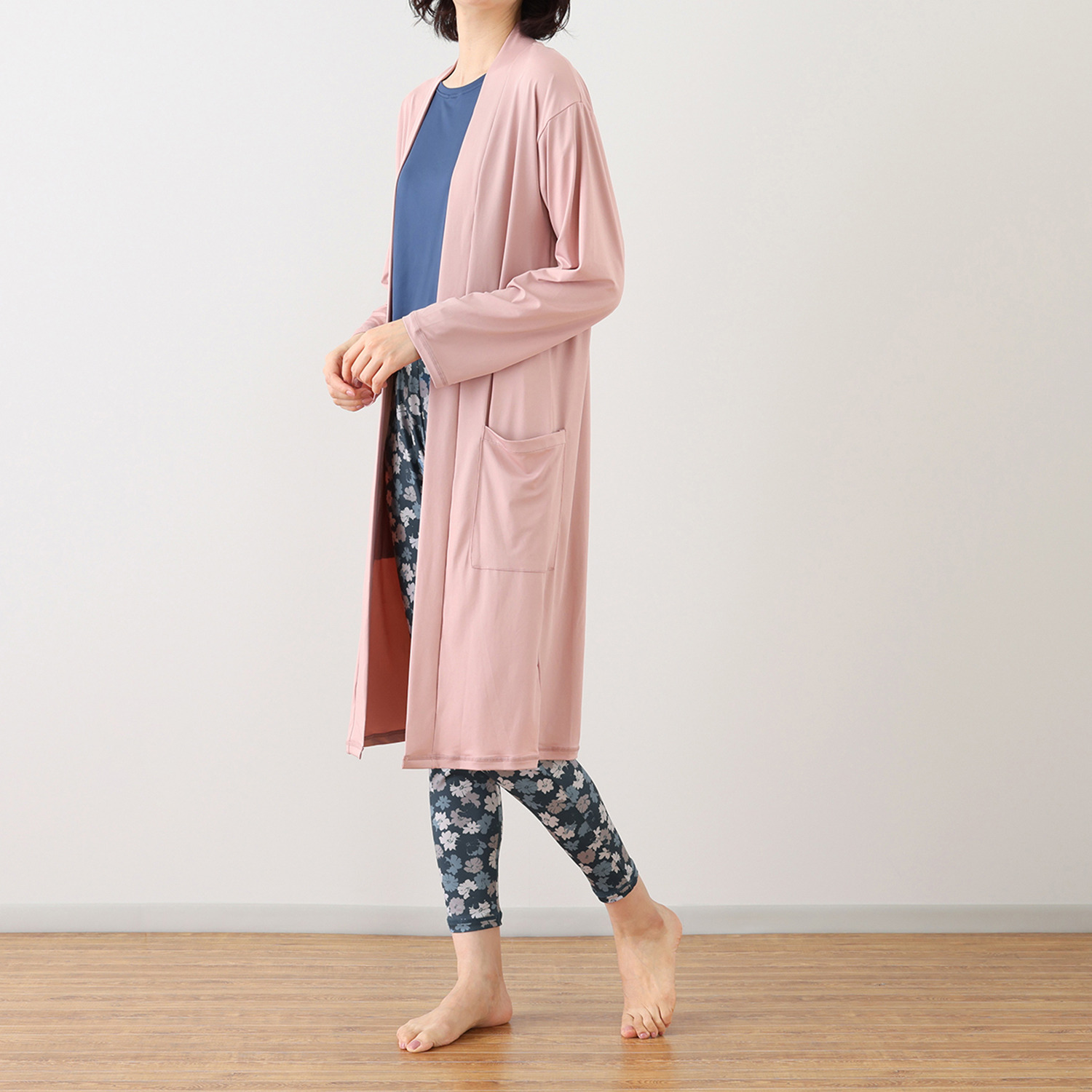 ＴＨＥ　ＷＥＬＬ つい動きたくなる！ そんな心躍るヨガウエア ロング丈 カーディガン