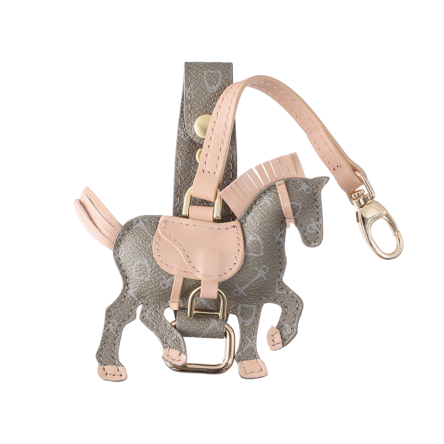 ホワイ “ハーネスホース” モノグラム 馬モティーフ グローブホルダー