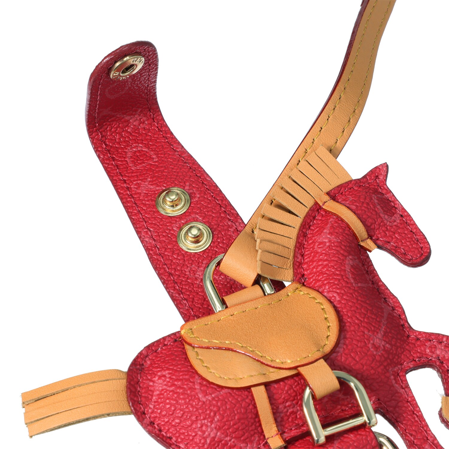 ホワイ “ハーネスホース” モノグラム 馬モティーフ グローブホルダー