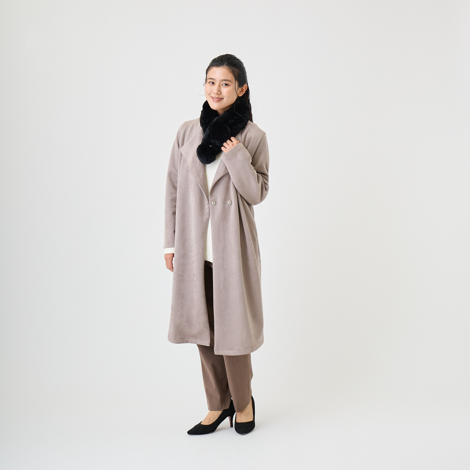 ミラ・ショーン チャーム付 レッキスマフラー