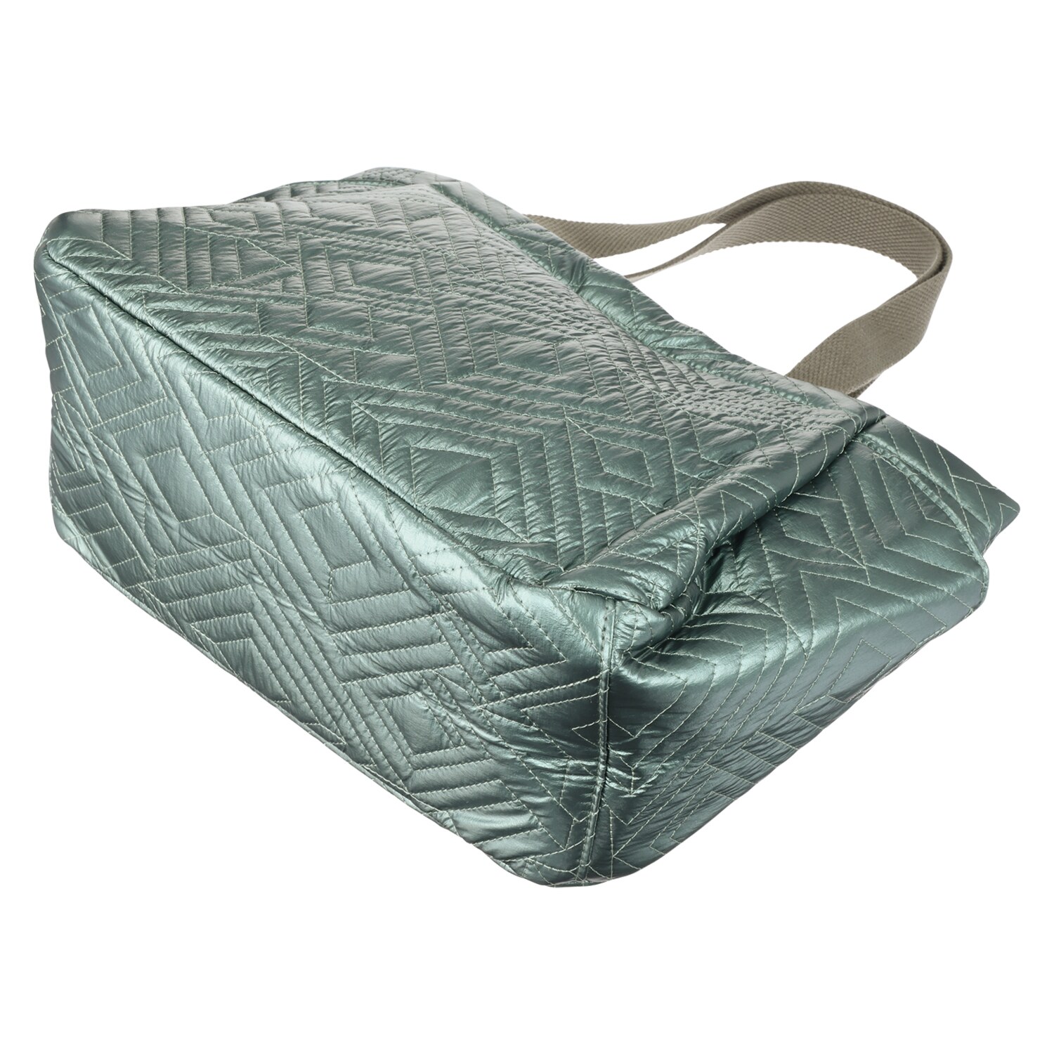 ルートート バッグインバッグ機能で 中身の整理整頓が可能！ 大人キルティング デリトートバッグ