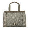 クリスチャン　オリビエ はっ水ジャガード モノグラム柄 あおりボストンバッグ