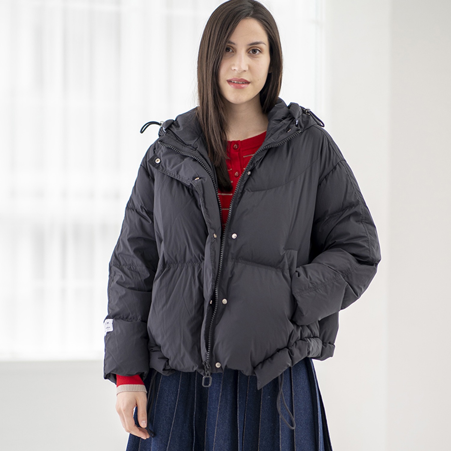 スプーム ショート ダウンジャケット