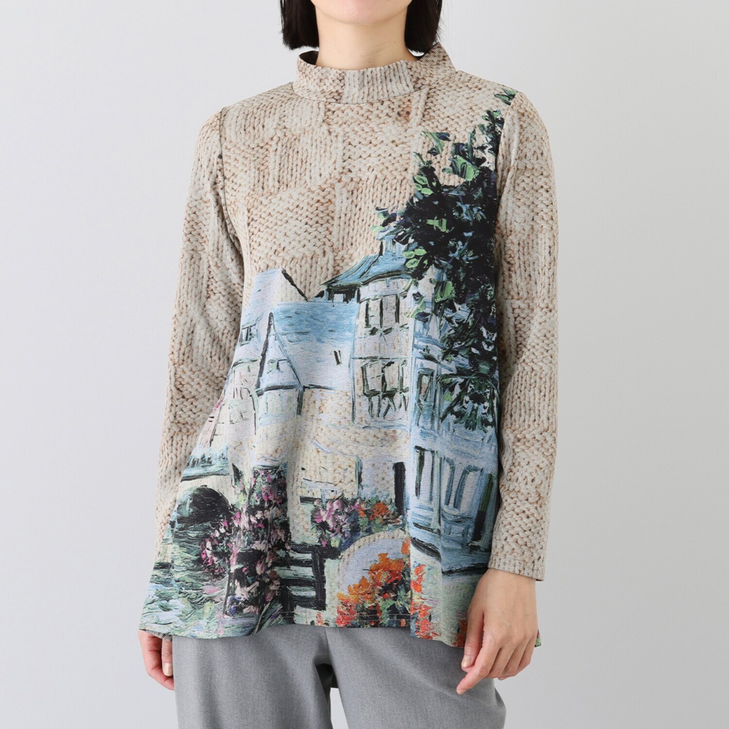 ダジュール プリントデザイン チュニック