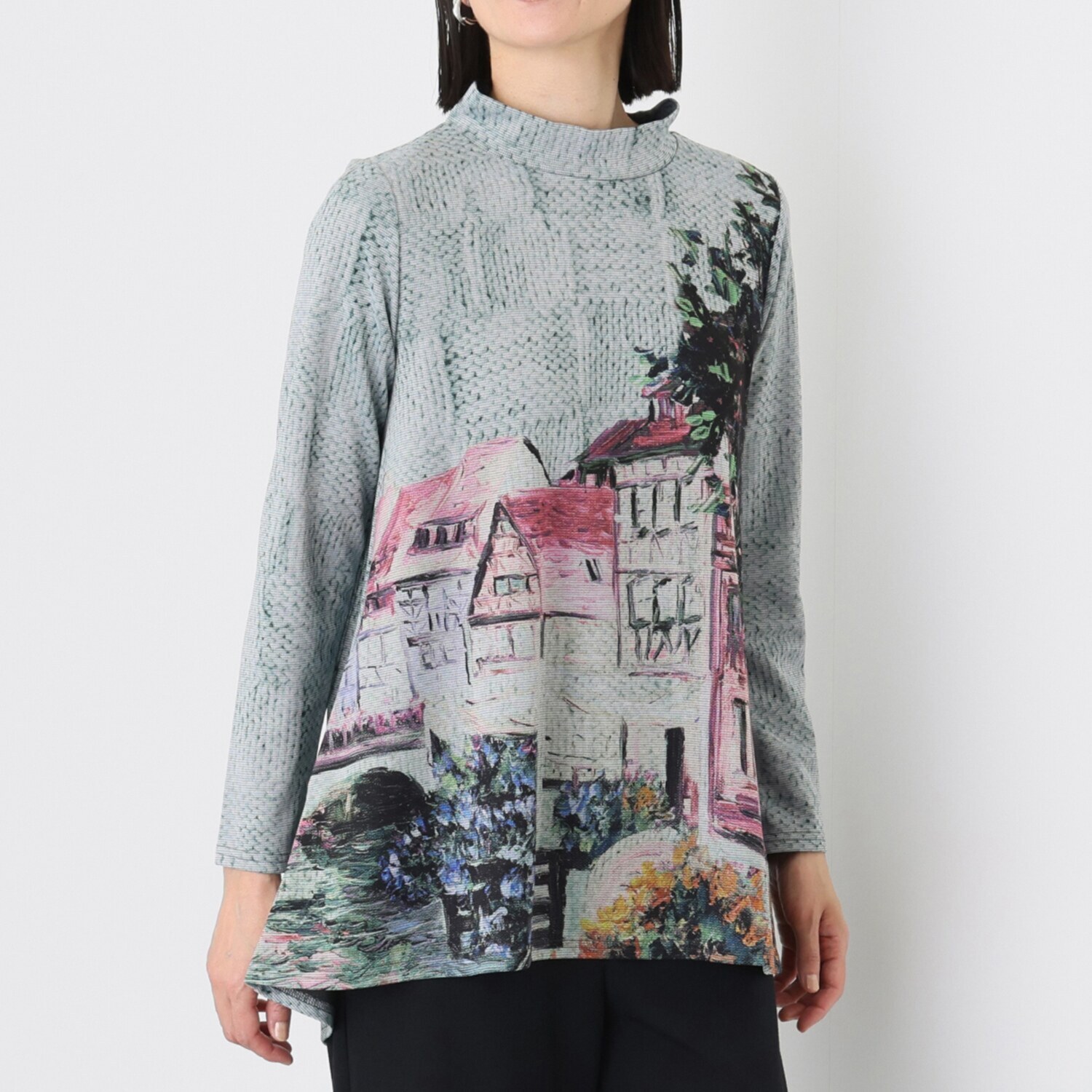 ダジュール プリントデザイン チュニック