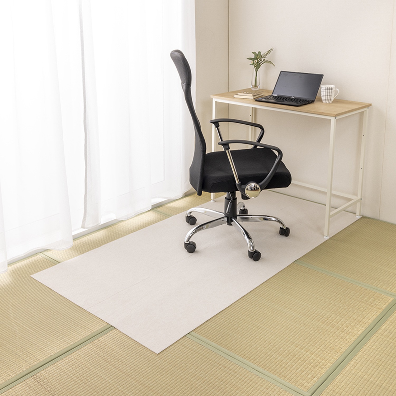 おくだけ吸着 はっ水 畳用タイルマット ８枚セット