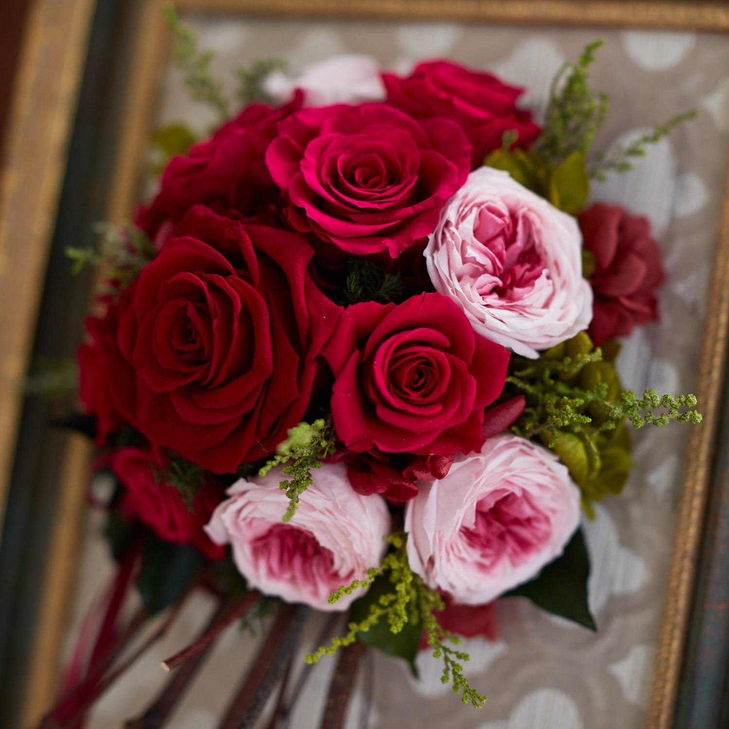 ＧＩＮＺＡ ＳＯＢＩ　ＦＬＯＷＥＲＳ プリザーブドフラワー フレーム “ミルタンドレス”