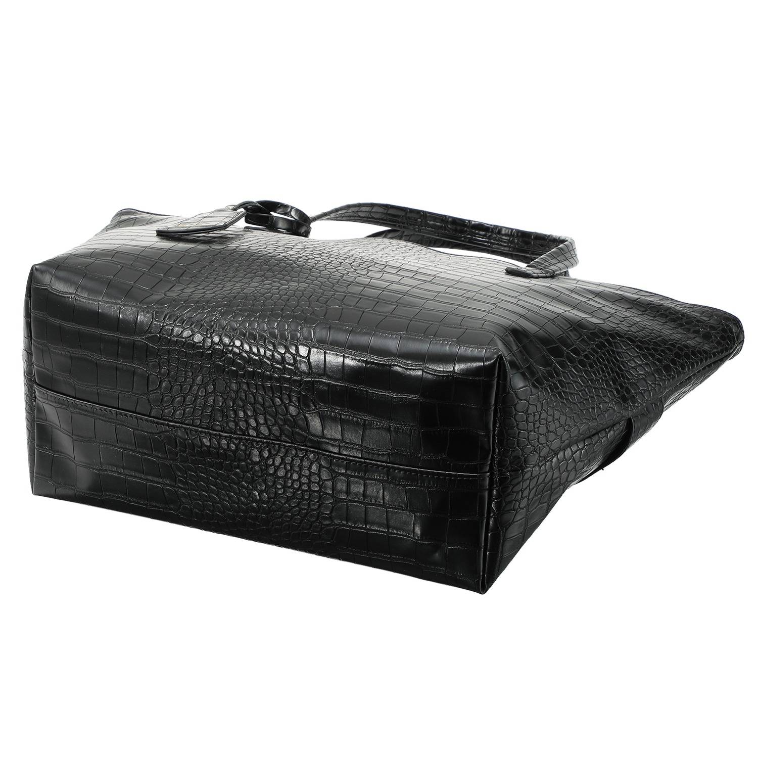 スワニー クロコダイル型押し サブバッグ