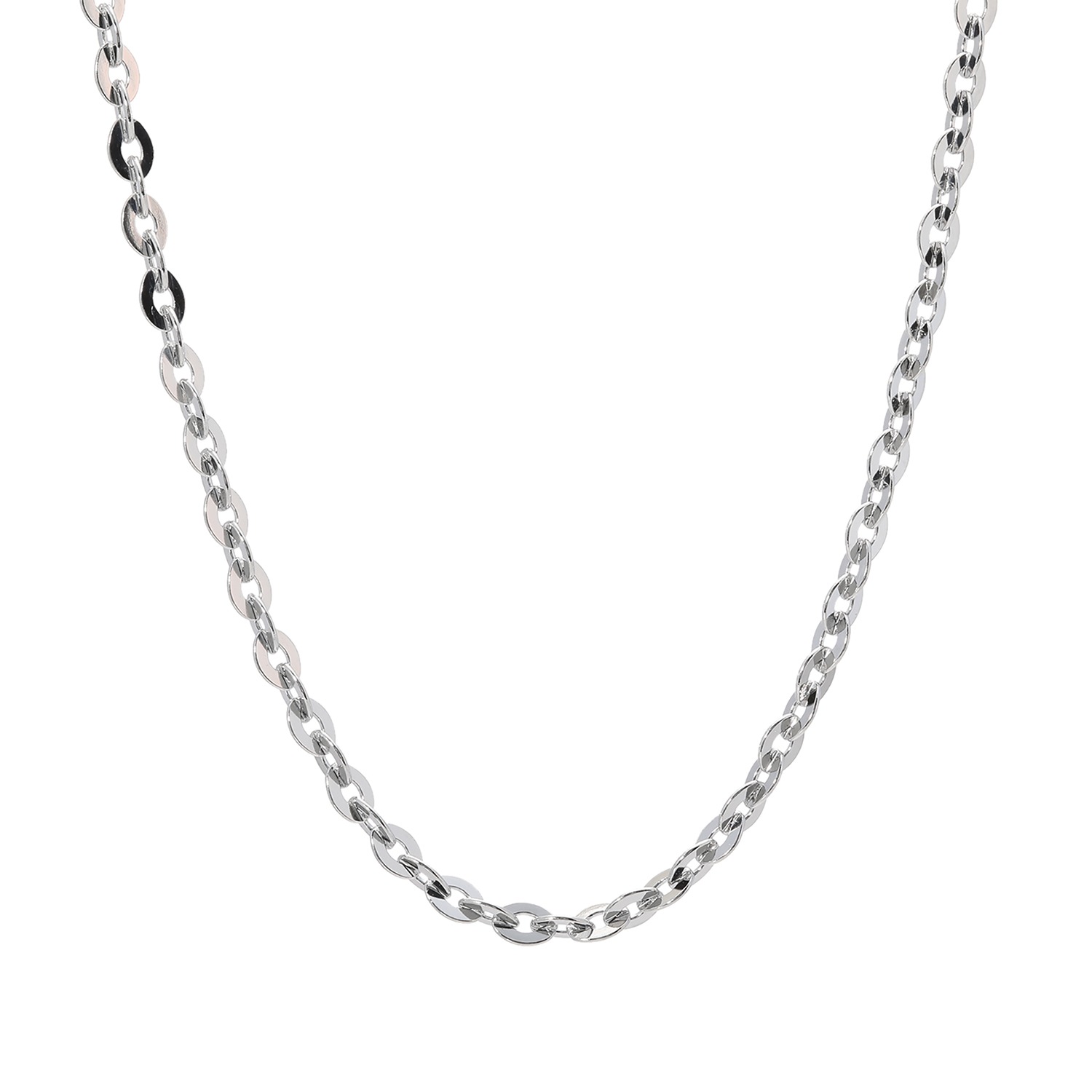 ラフィナリスタ サージカルステンレス シャイニーペタルチェーン ロングネックレス