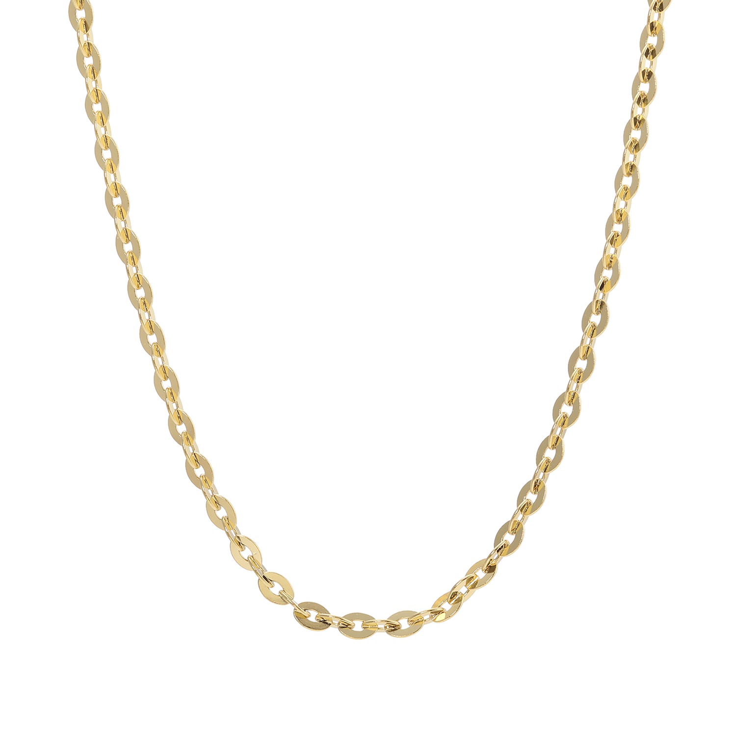 ラフィナリスタ サージカルステンレス シャイニーペタルチェーン ロングネックレス