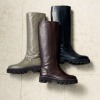 卑弥呼 はっ水　牛革 トラックソール ロングブーツ