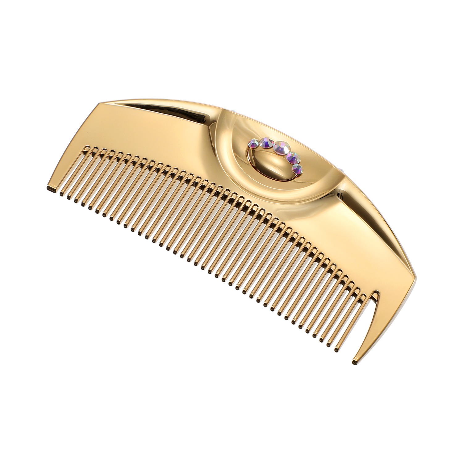 日本の先端技術と職人技 なめらかなくし通りの 艶やか美髪コーム ラブクロム ２４Ｋ　ＧＰツキ プレミアム プレシオサ ＜ゴールド＞