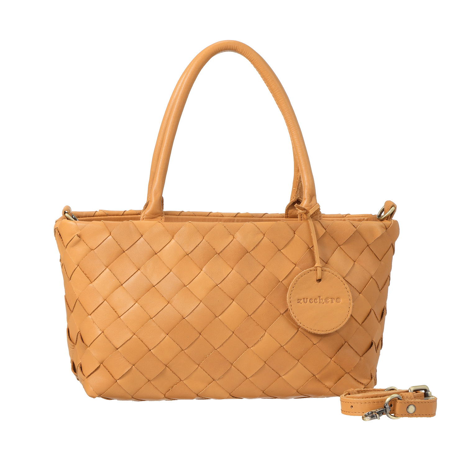 ズッケロ ソフトカウレザー メッシュデザイン ２ウェイ軽量トートバッグ