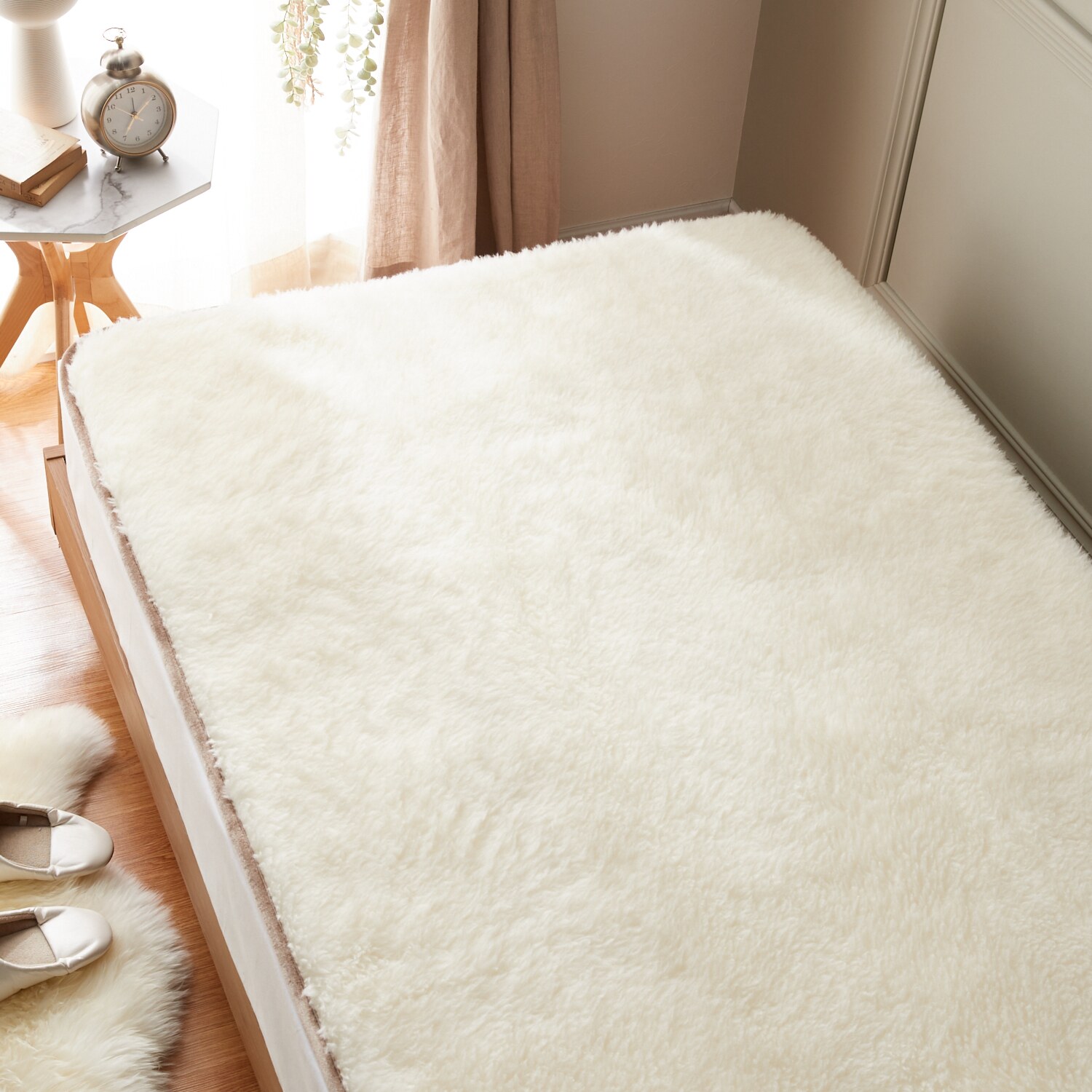 快眠博士　驚きの暖かさと 抜群のやわらかさ！ 厳選ラムズウール使用！ “ザ・プレミアム ソフゥール２” 敷き毛布＜シングル＞