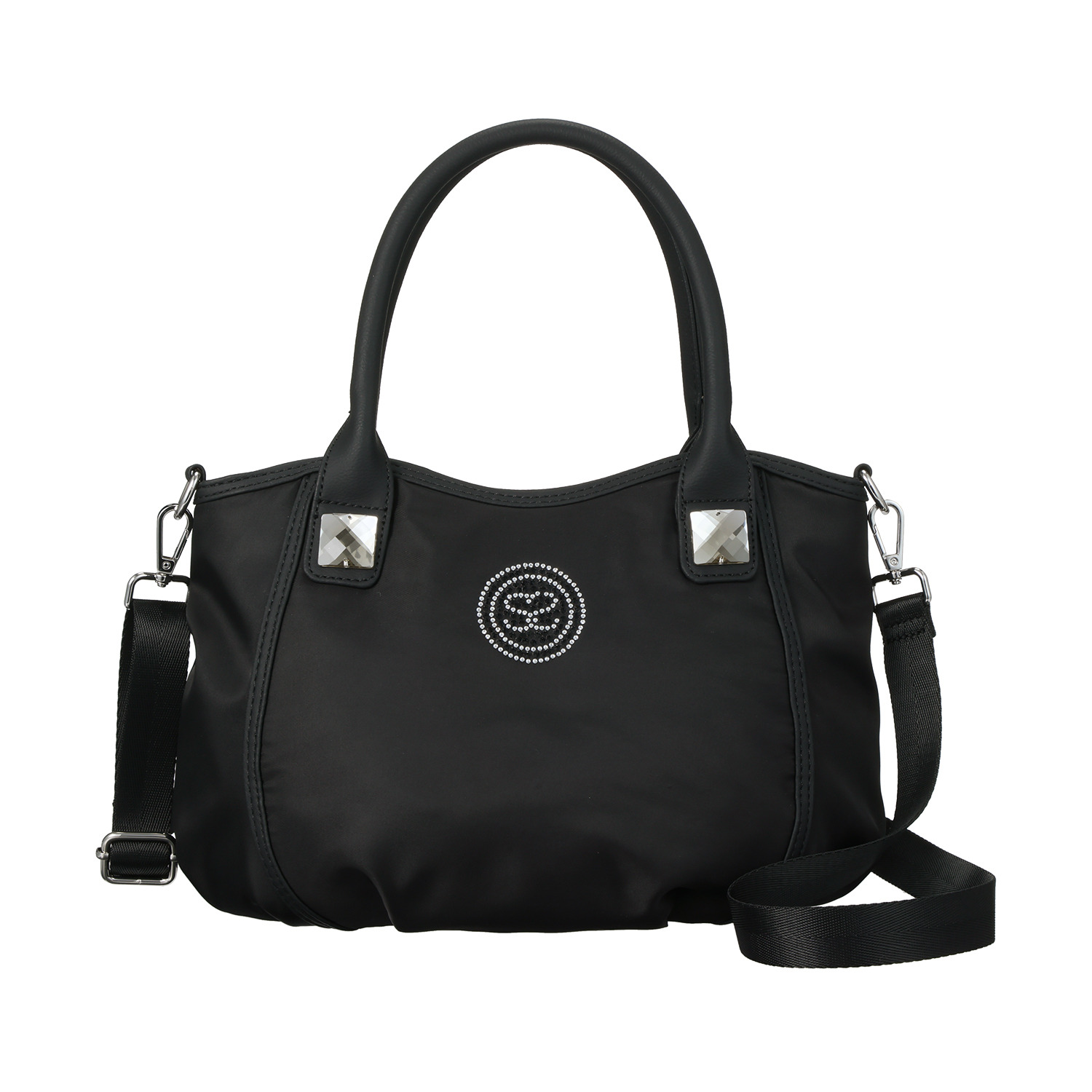 サボイ ビジューアクセント ２ウェイハンドバッグ